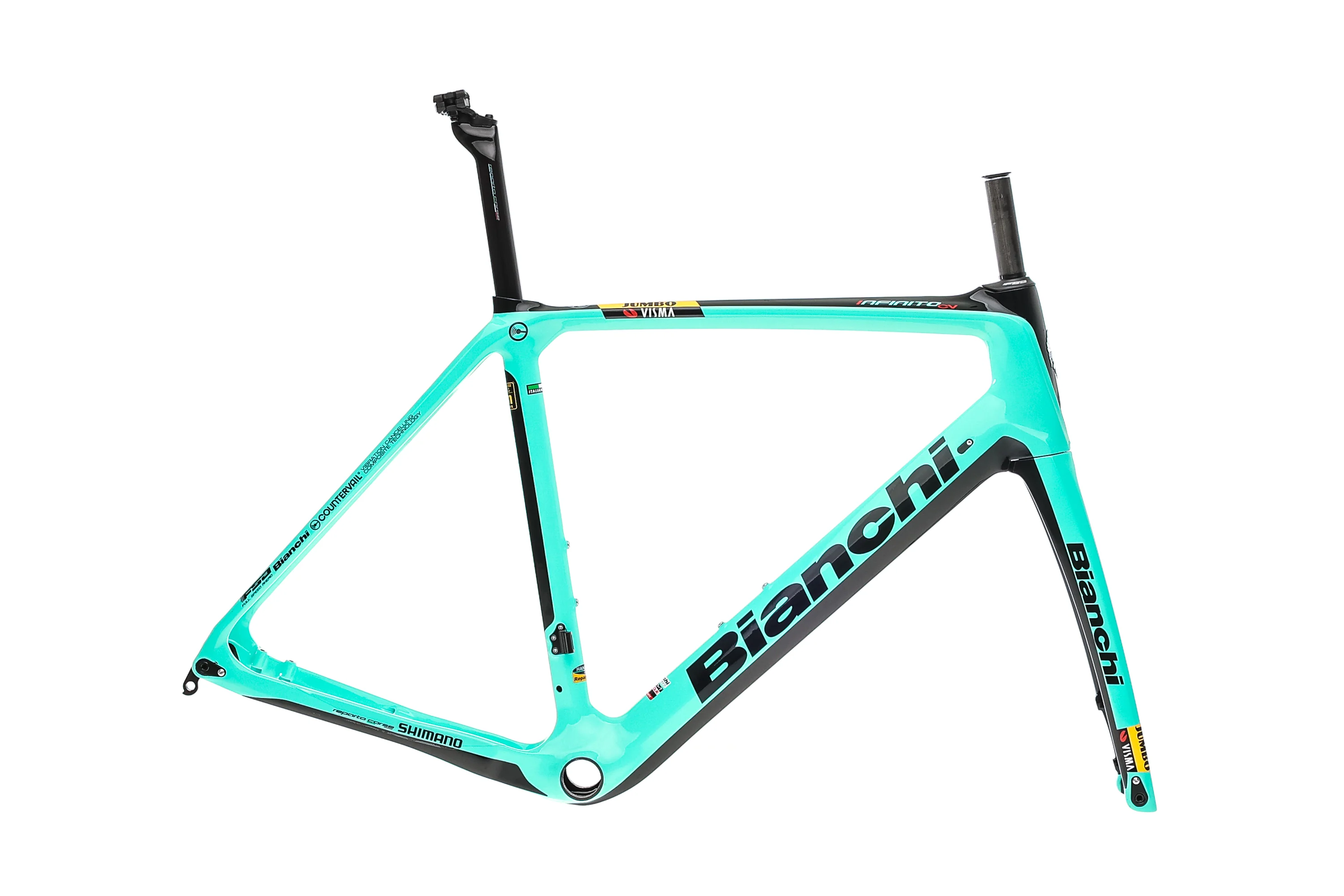 Bianchi Infinito CV Jumbo Visma Edition 57cm Frameset - 2020 - Image 3