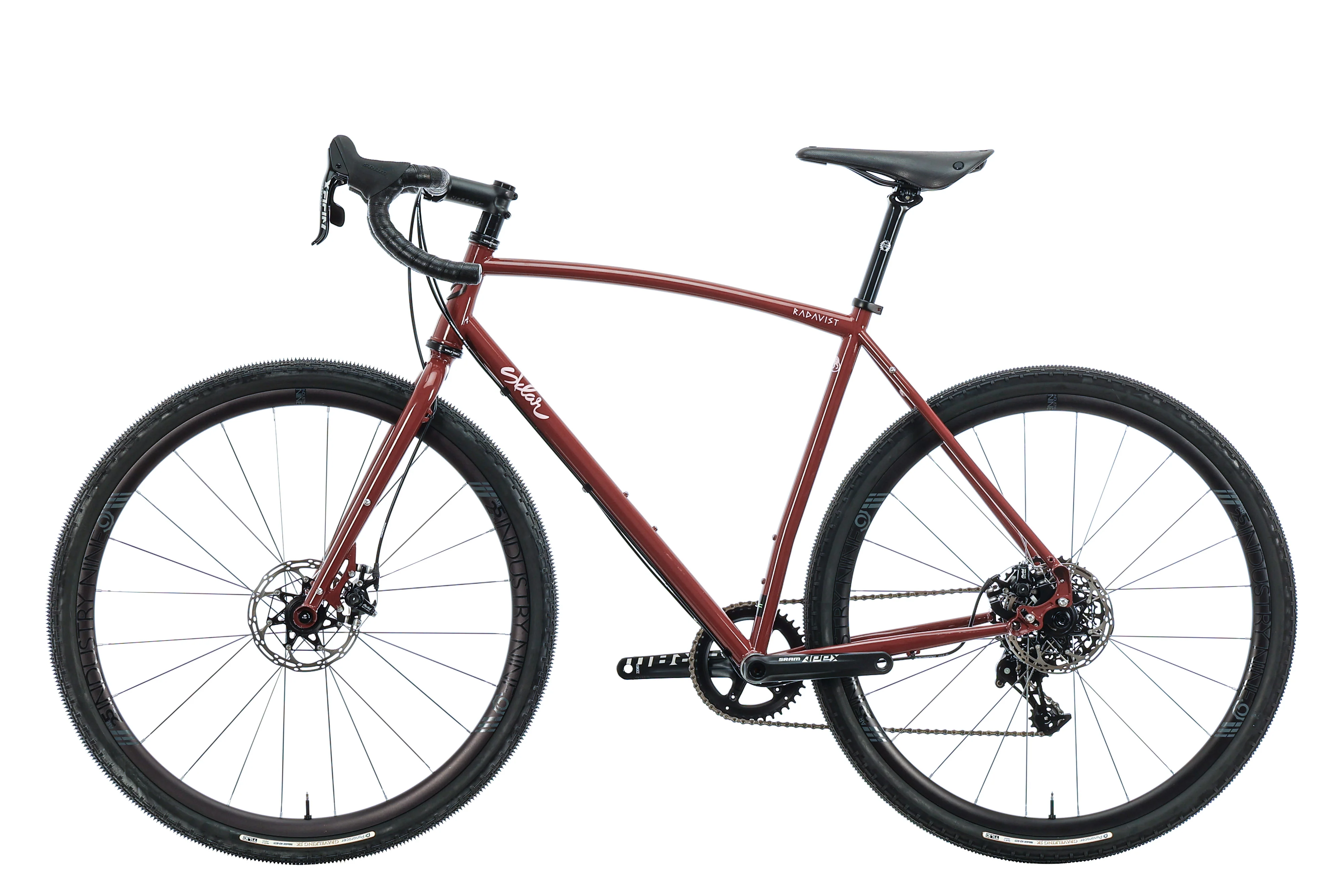 Sklar X Radavist Super Something Apex All-Road Gravel Bike Burgundy Something - 2023, 56cm - Image 2