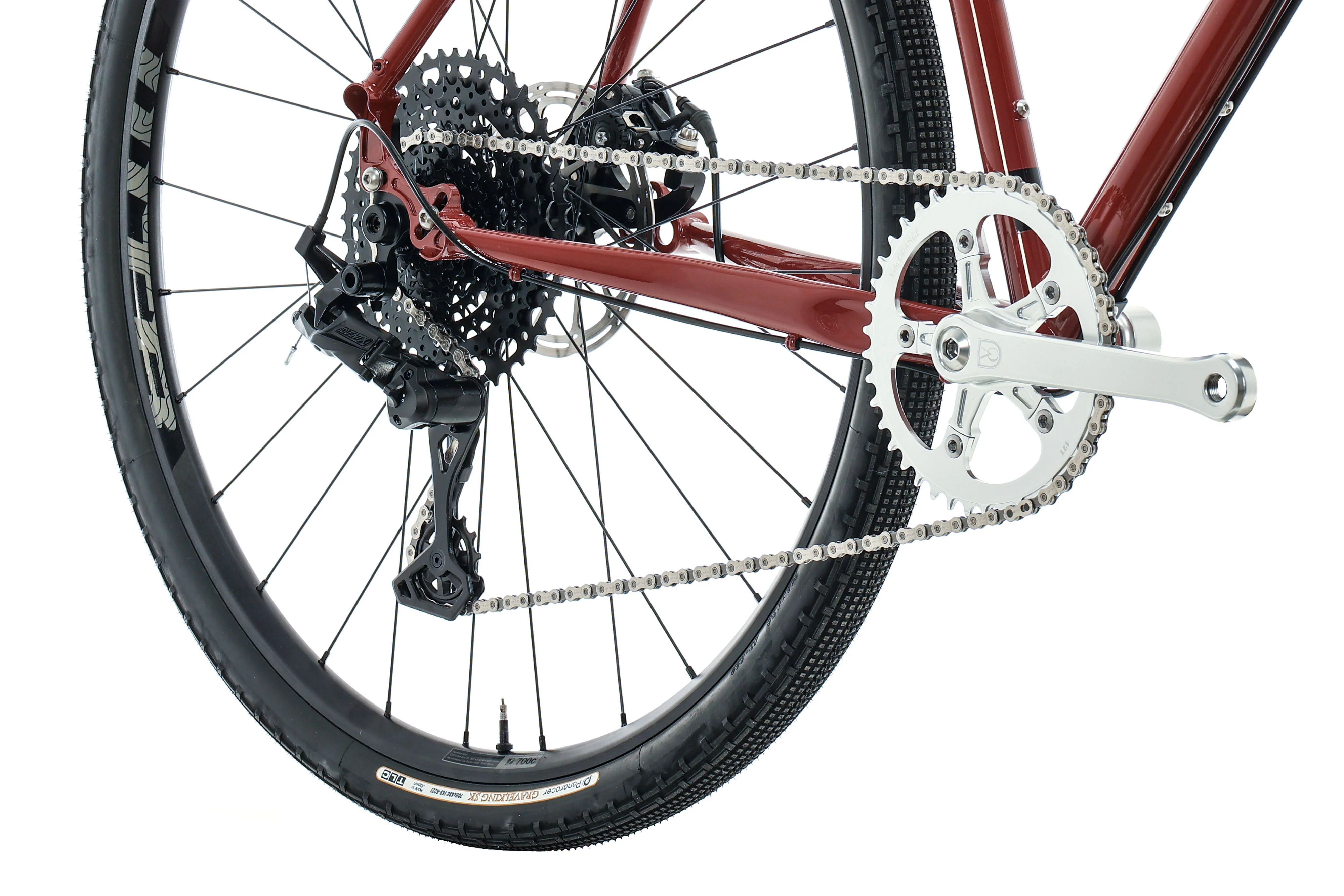 Sklar X Radavist Super Something Klunker Gravel Bike Burgundy Something - 2023, 56cm - Image 3