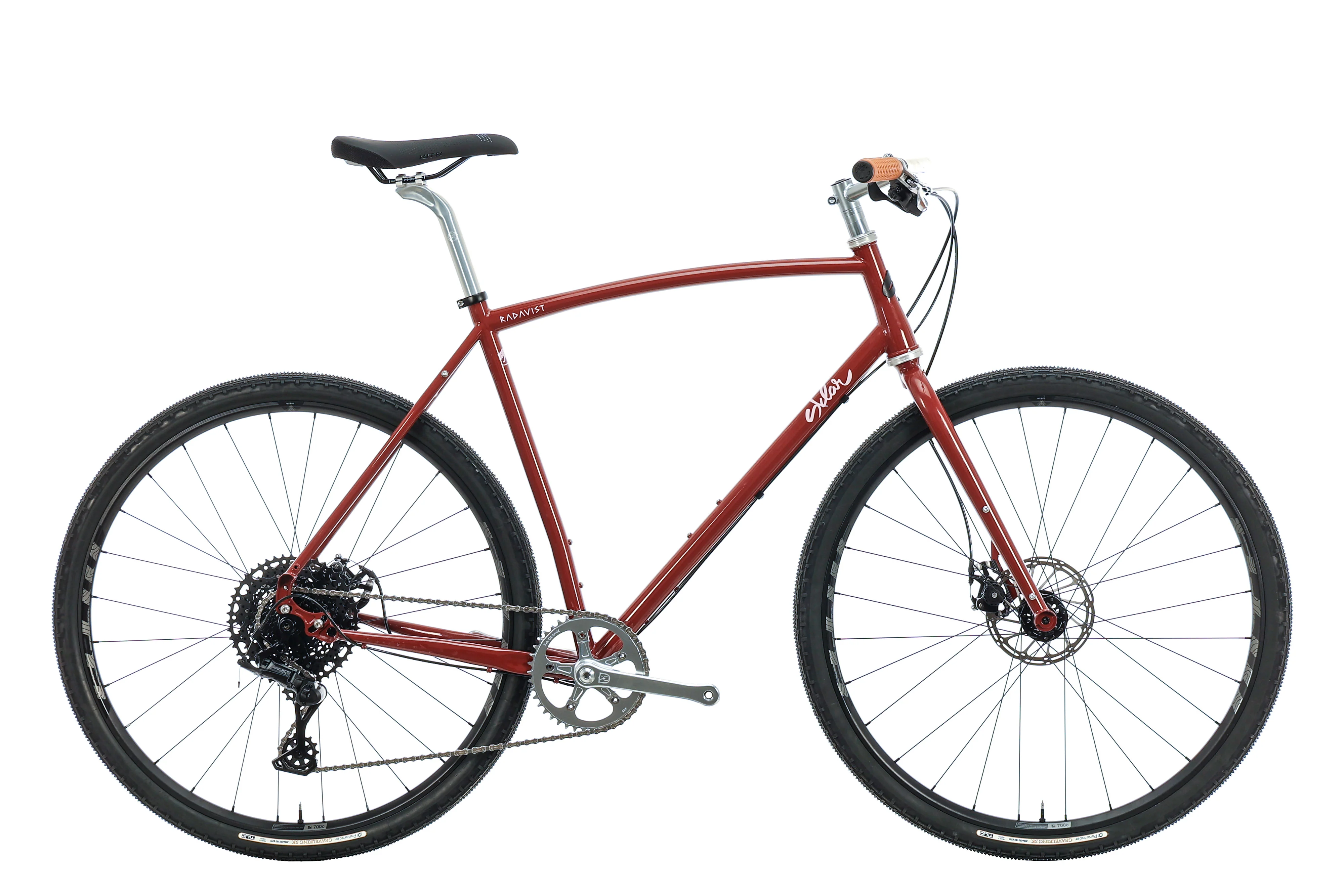 Sklar X Radavist Super Something Klunker Gravel Bike Burgundy Something - 2023, 58cm