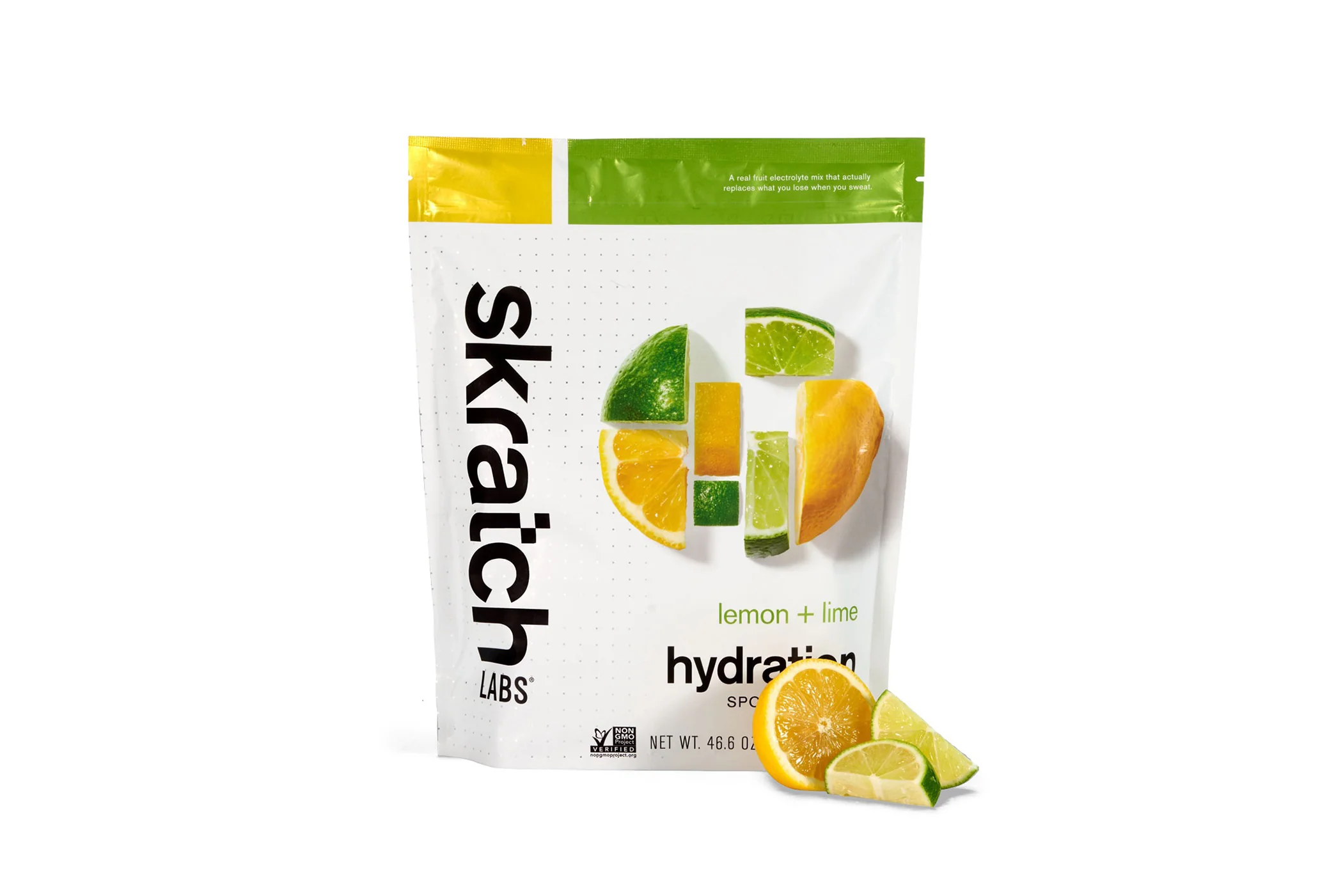 Skratch Labs Hydration Sport Drink Mix Lemon & Lime 60 Serving Bag