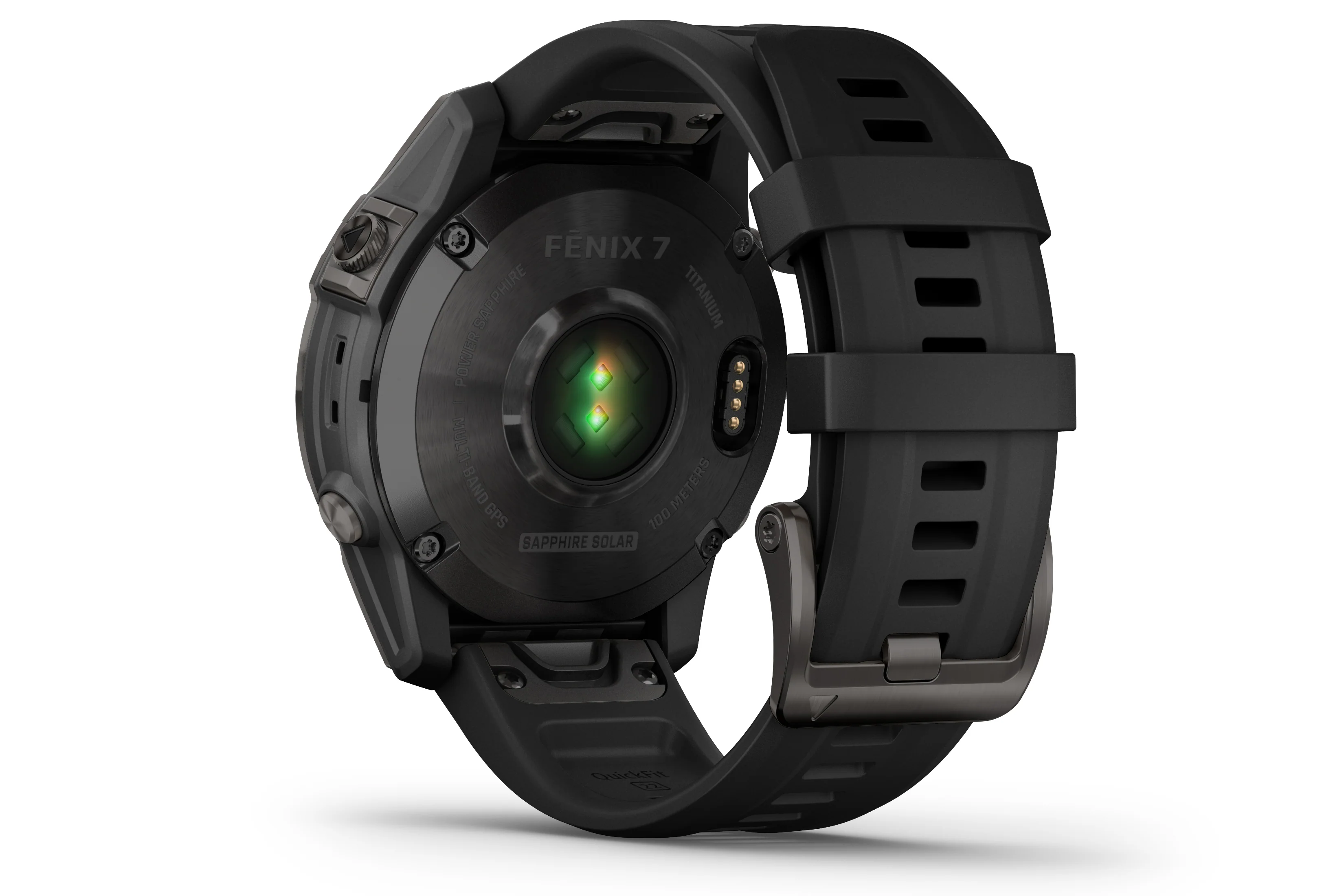 Garmin Fenix 7 Sapphire Solar Smartwatch Carbon Gray DLC Ti Black Band - Image 10