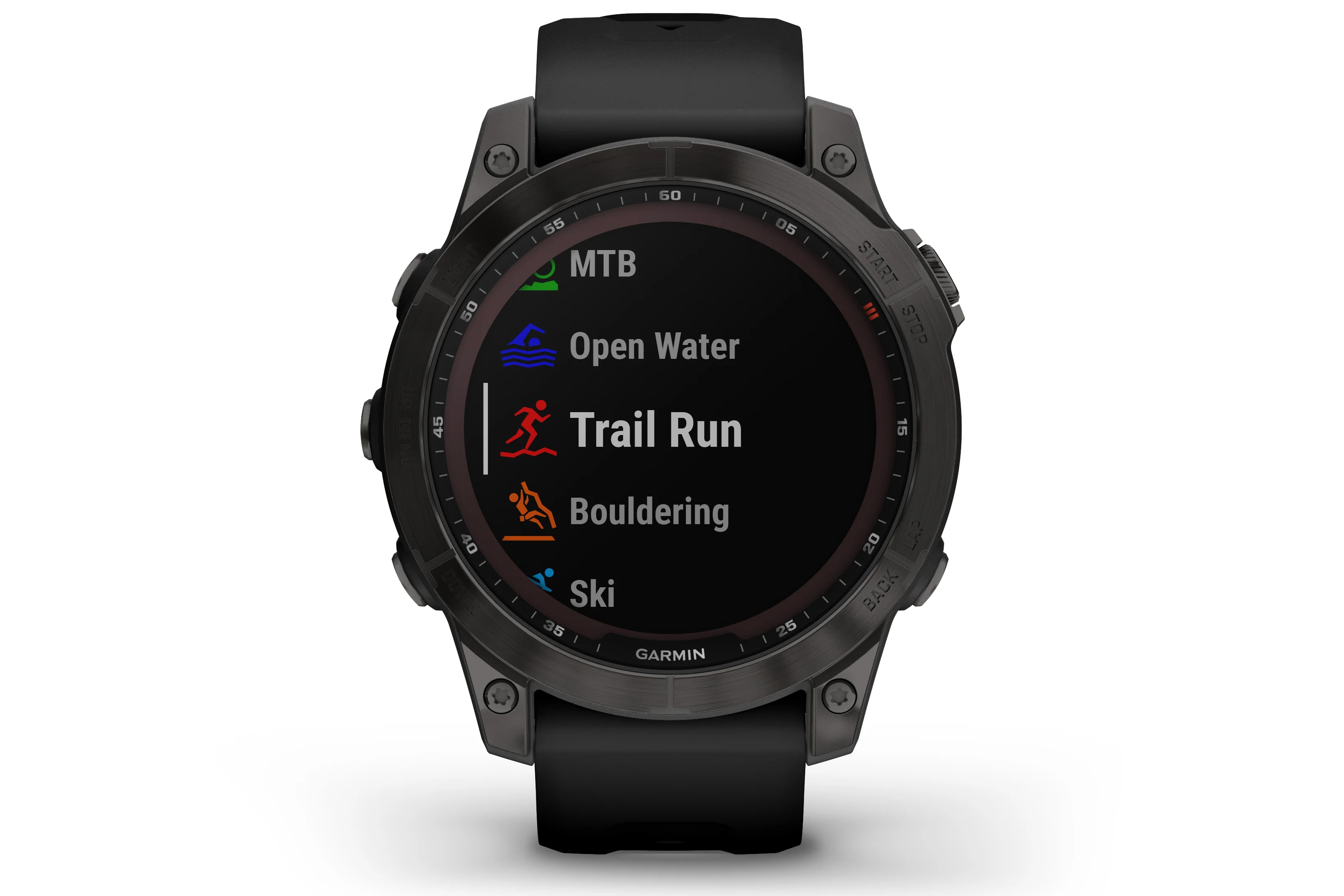 Garmin Fenix 7 Sapphire Solar Smartwatch Carbon Gray DLC Ti Black Band - Image 7