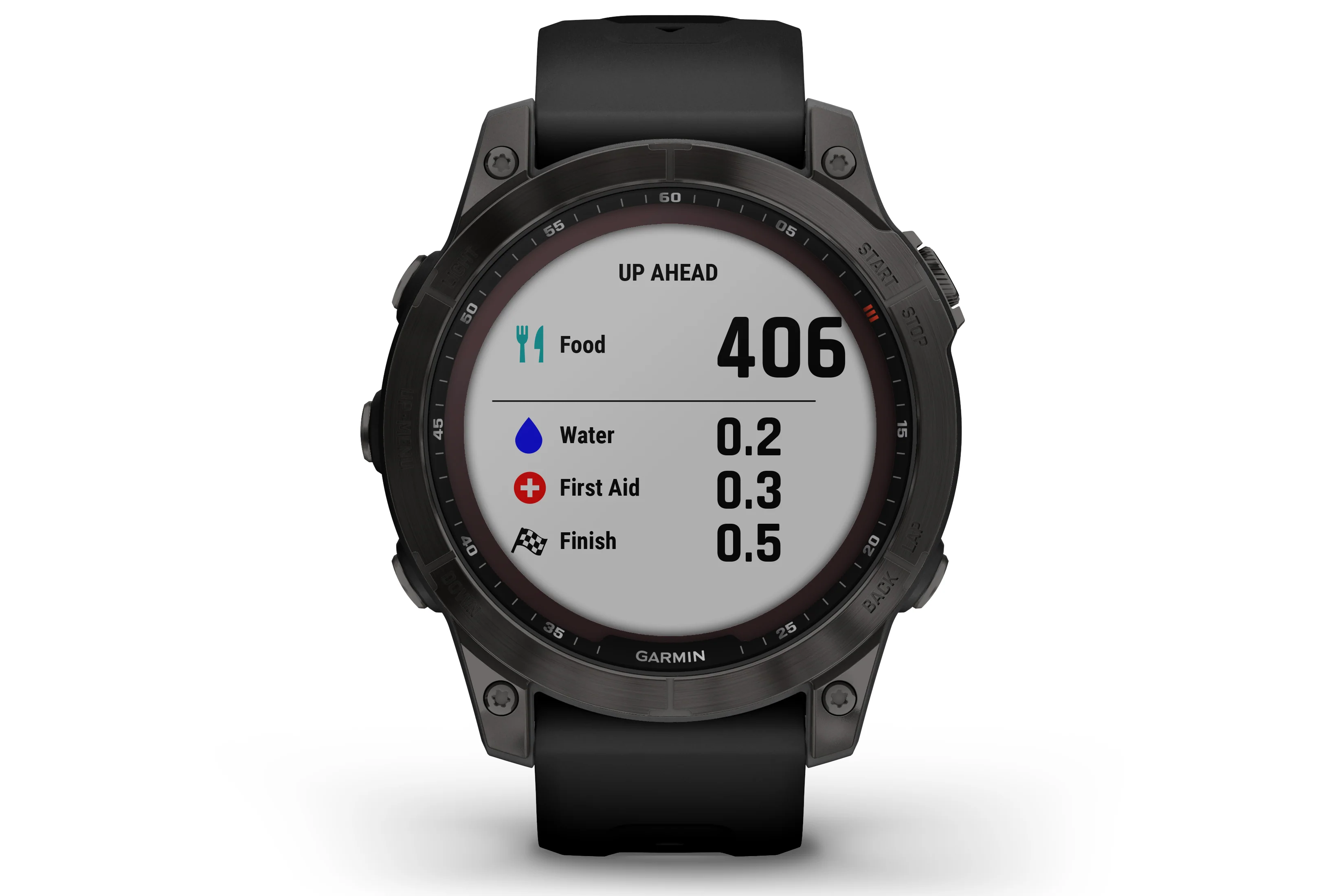 Garmin Fenix 7 Sapphire Solar Smartwatch Carbon Gray DLC Ti Black Band - Image 8
