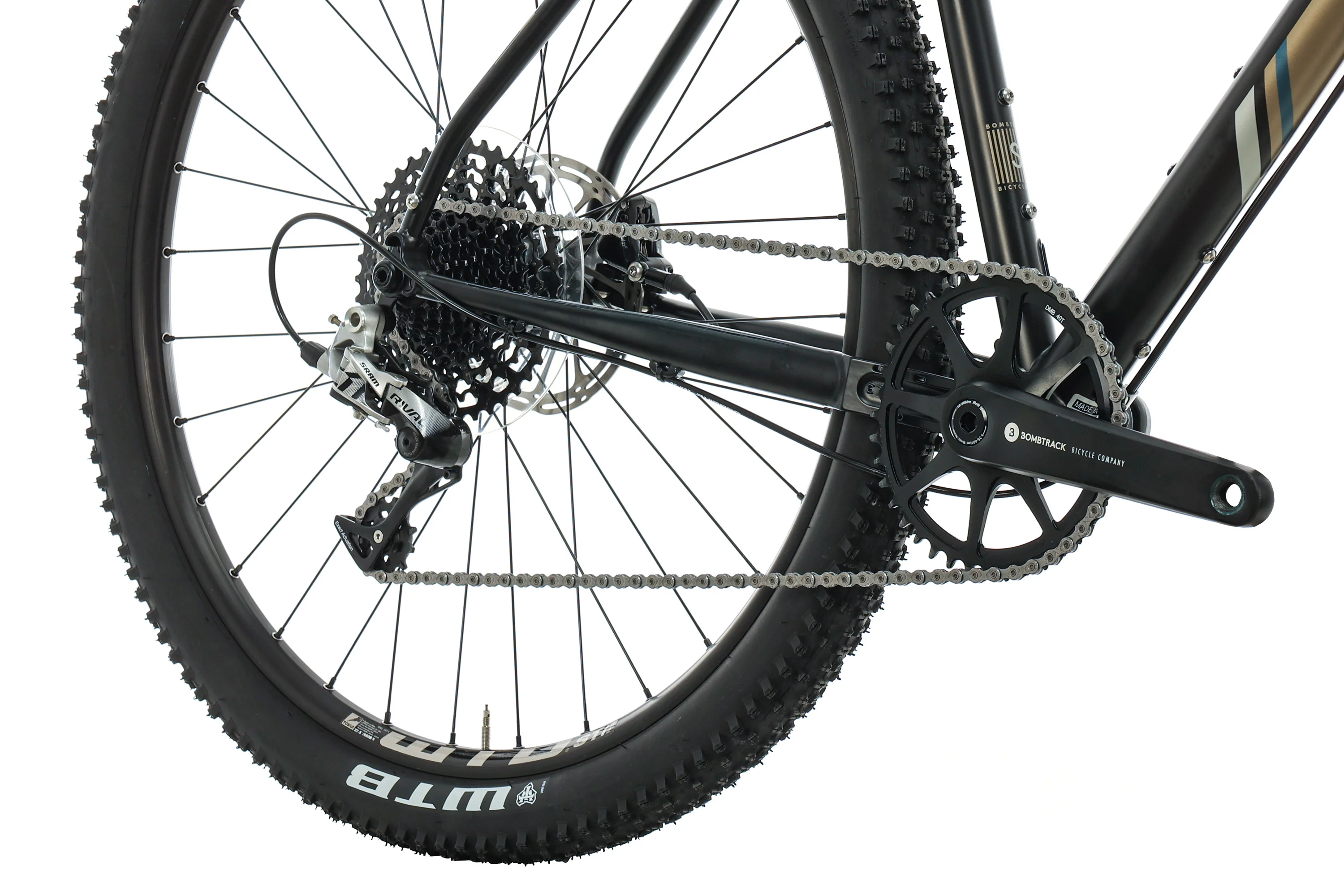 Bombtrack Hook EXT Matt Black Gravel Bike - 2022, Small - Image 3