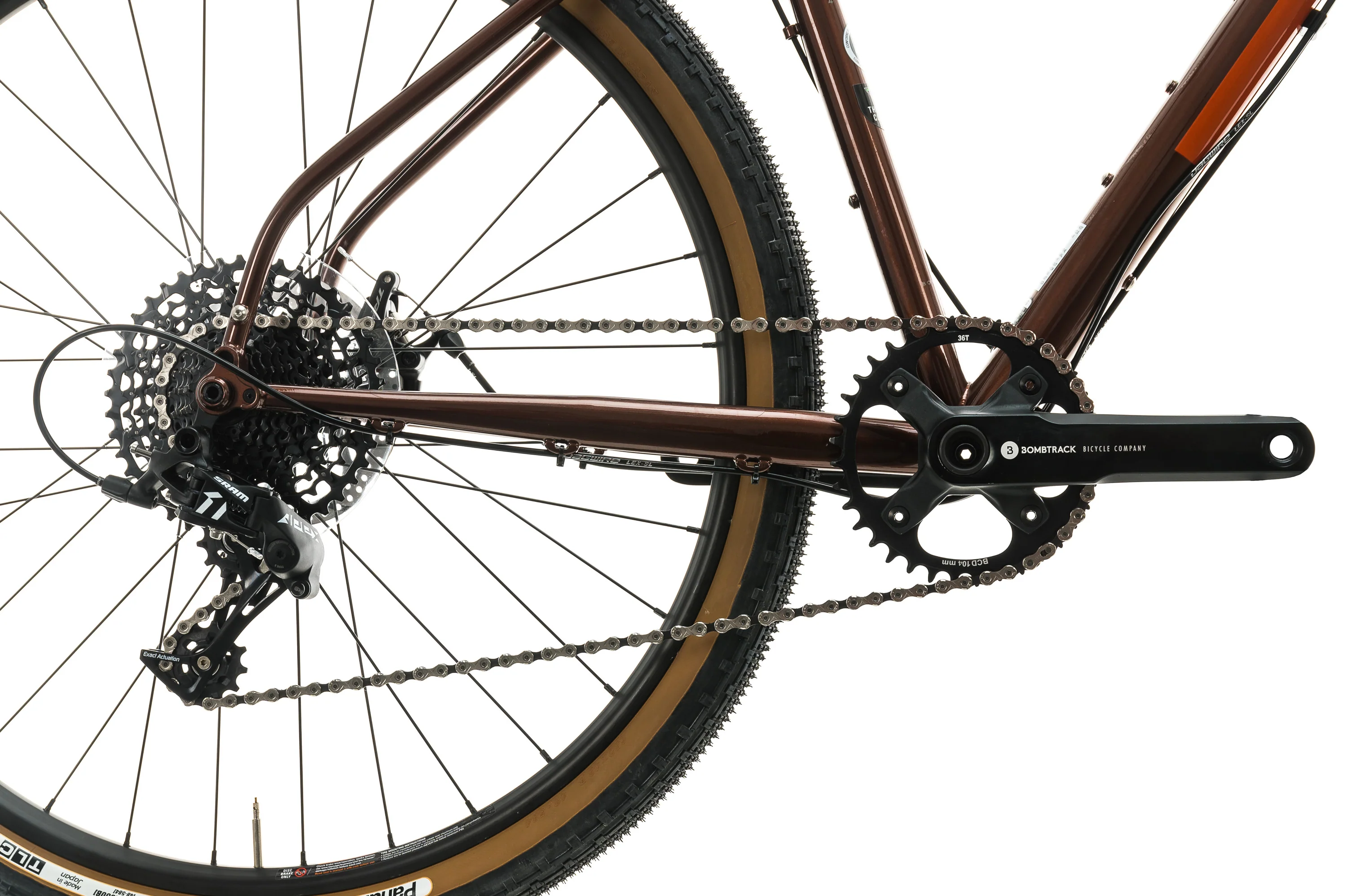 Bombtrack Beyond 2 Glossy Metallic Root Beer Touring Bike - 2022, Small - Image 4