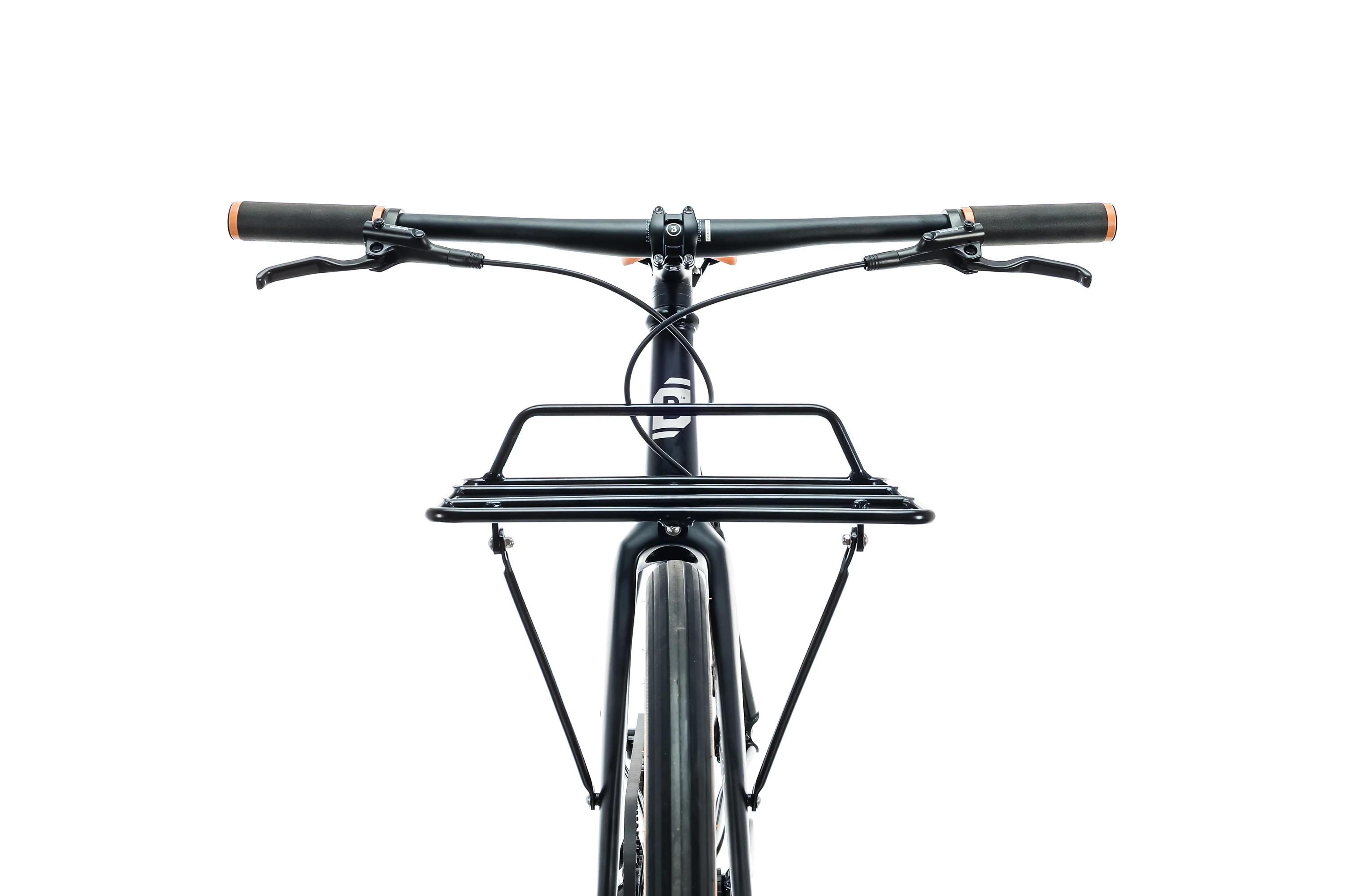 Bombtrack Outlaw Matte Black/Navy Blue Commuter Bike - 2022, Large - Image 5