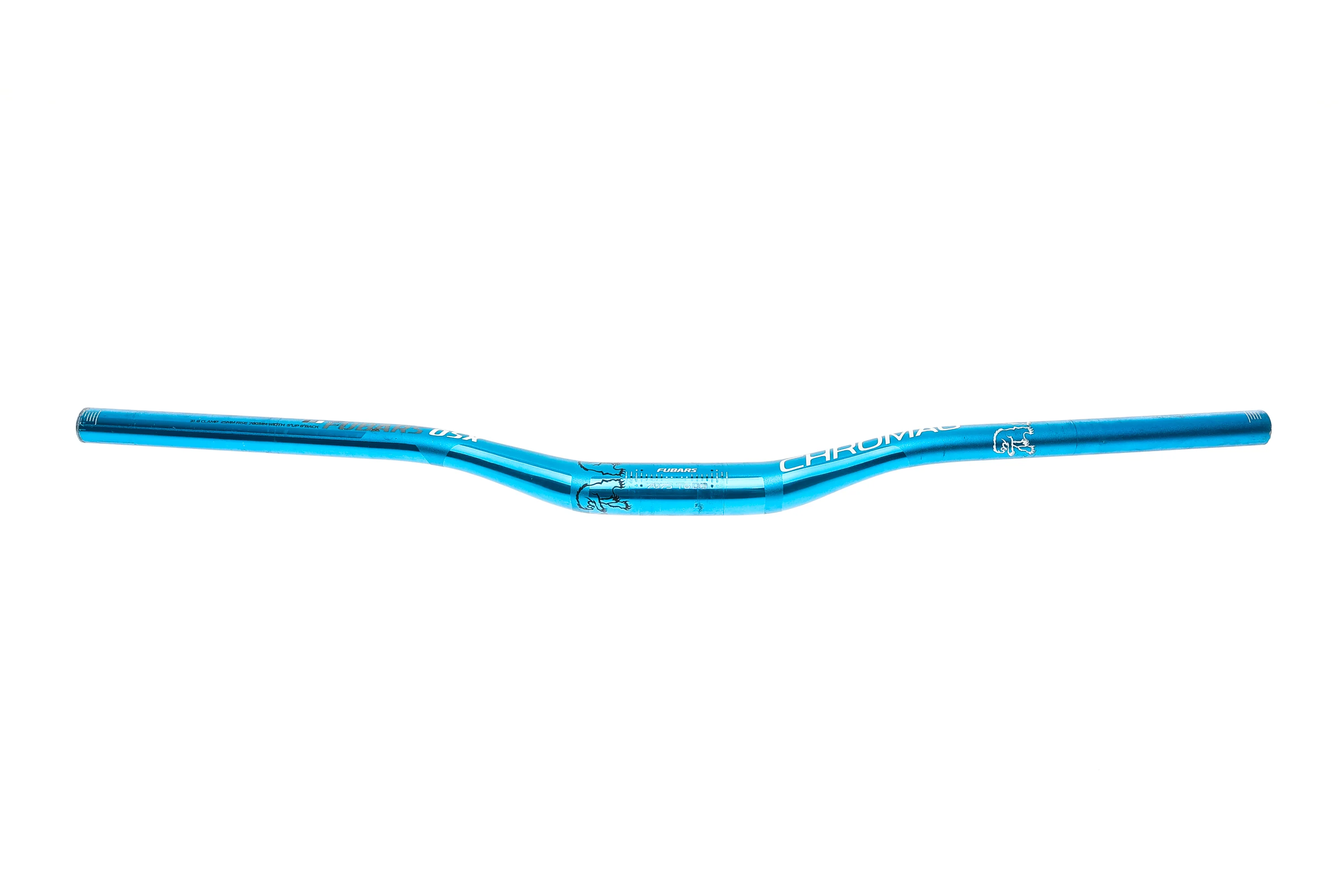 Chromag Fubars OSX Aluminum Handlebar 31.8mm x 730mm 25mm Rise Blue