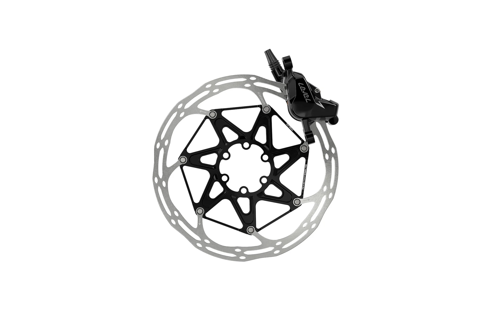 SRAM Level Silver Stealth 2 Piston Aluminum Lever Brake Set C1 - Image 6