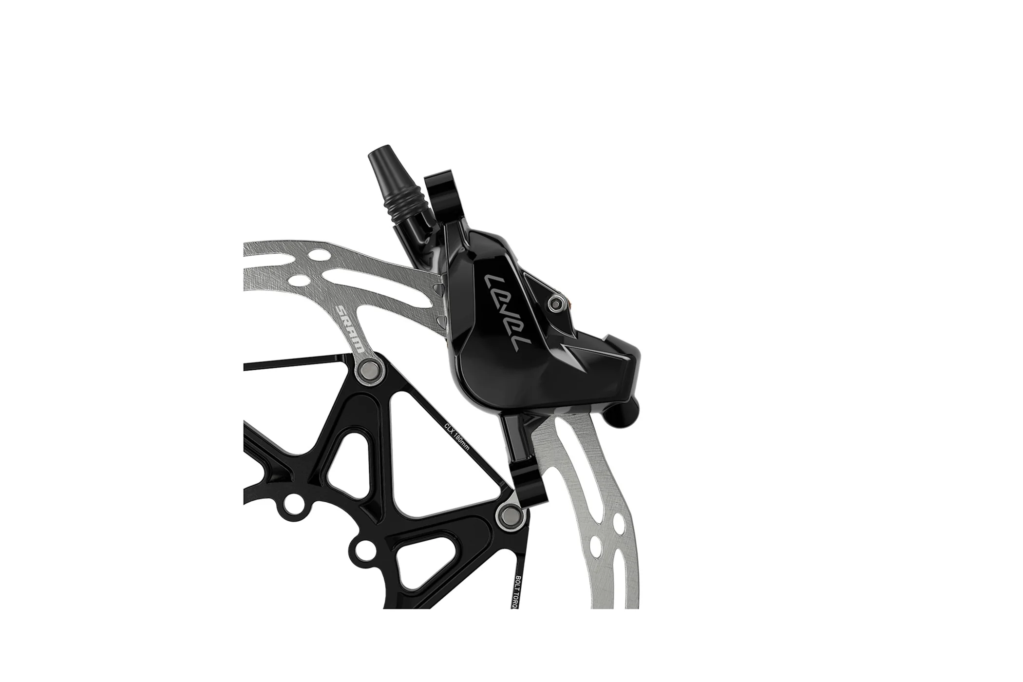 SRAM Level Silver Stealth 2 Piston Aluminum Lever Brake Set C1 - Image 7