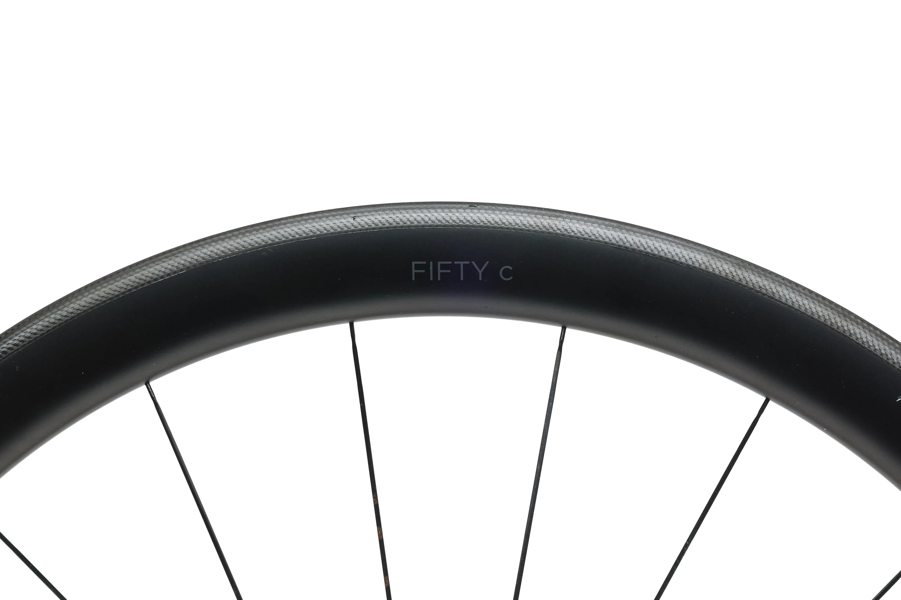 Black Inc Fifty C Carbon Tubeless 700c Front Wheel - Image 6