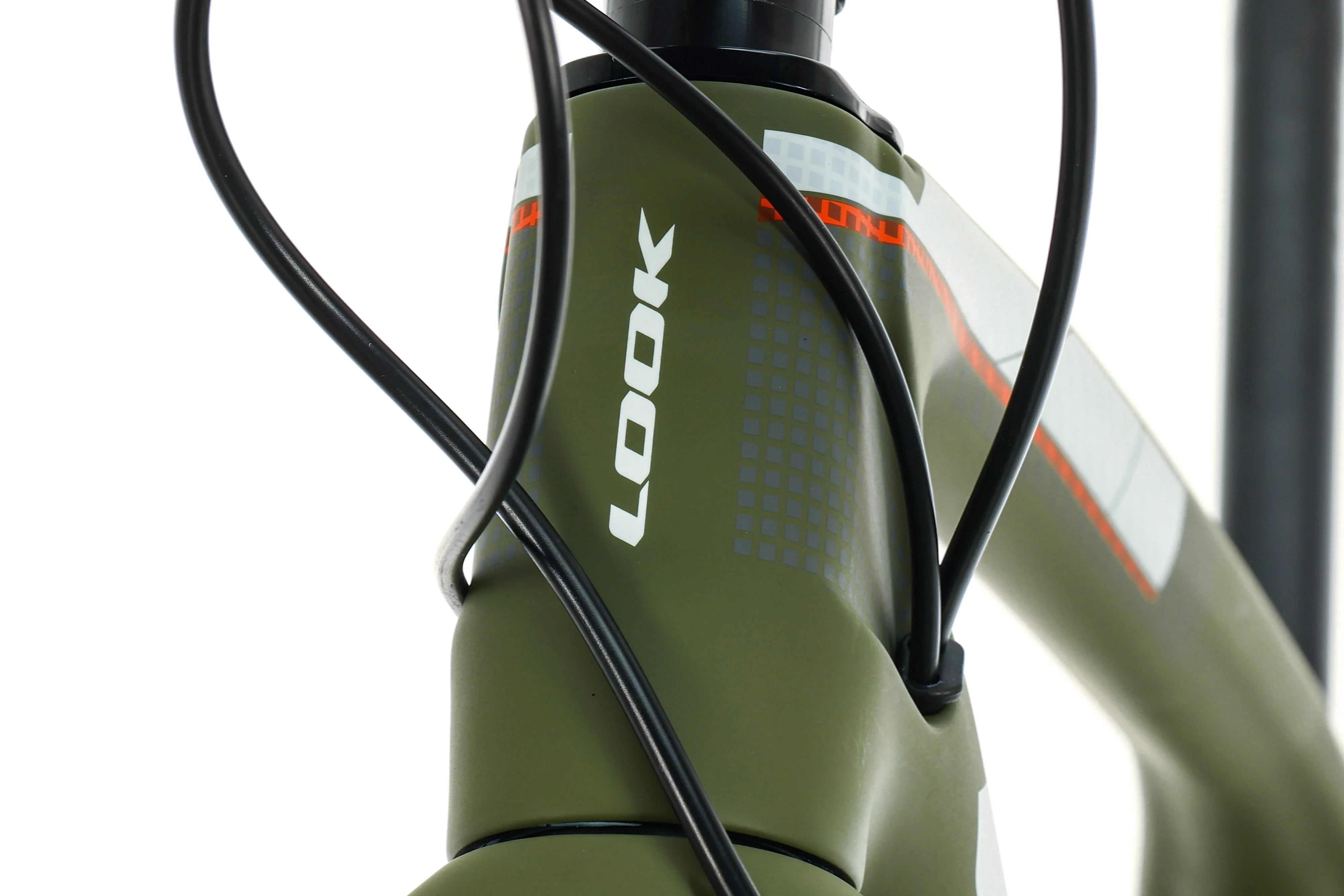 LOOK 765 Gravel Green Mat Gravel Bike - 2023, X-Small - Image 7