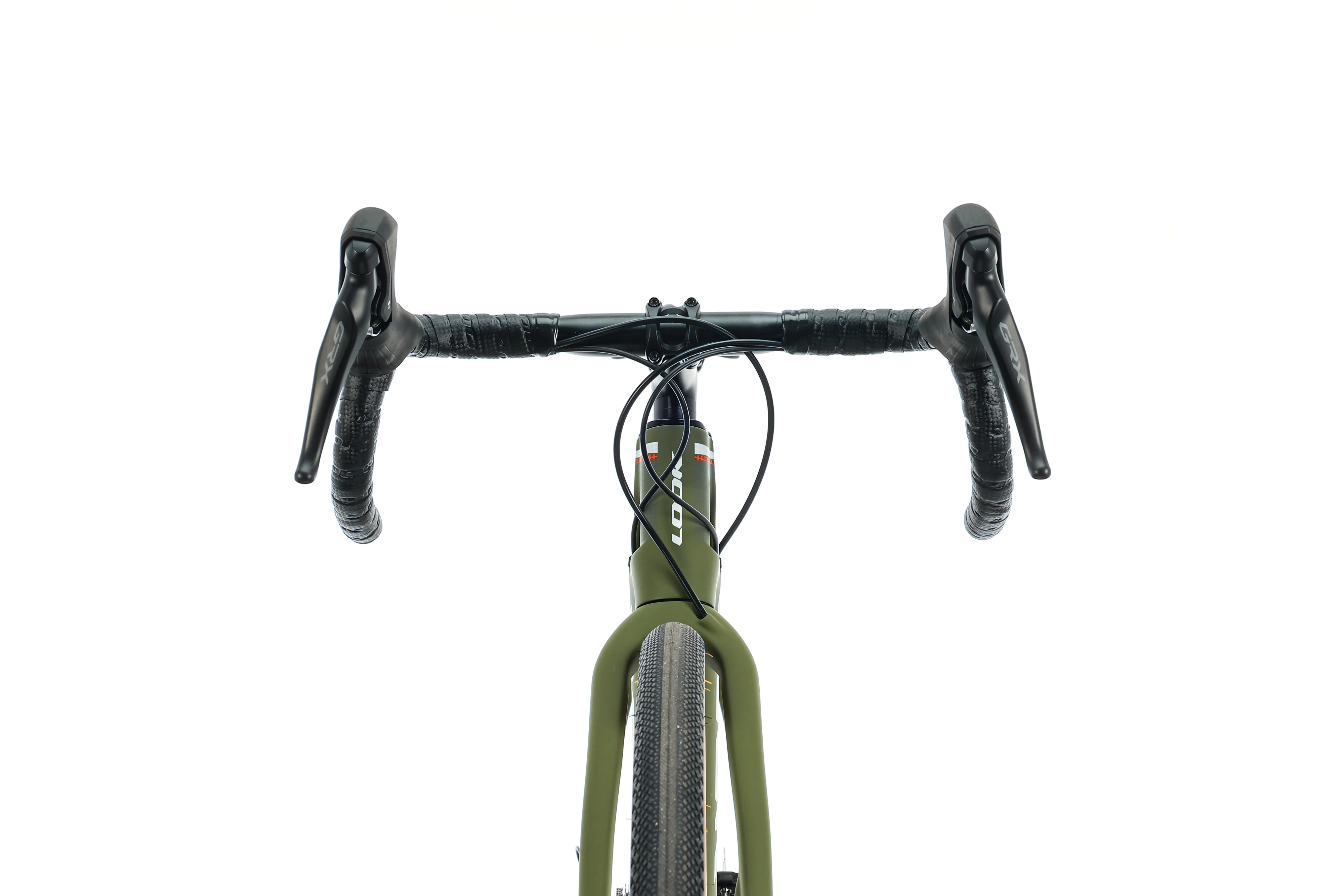LOOK 765 Gravel Green Mat Gravel Bike - 2023, Small - Image 5