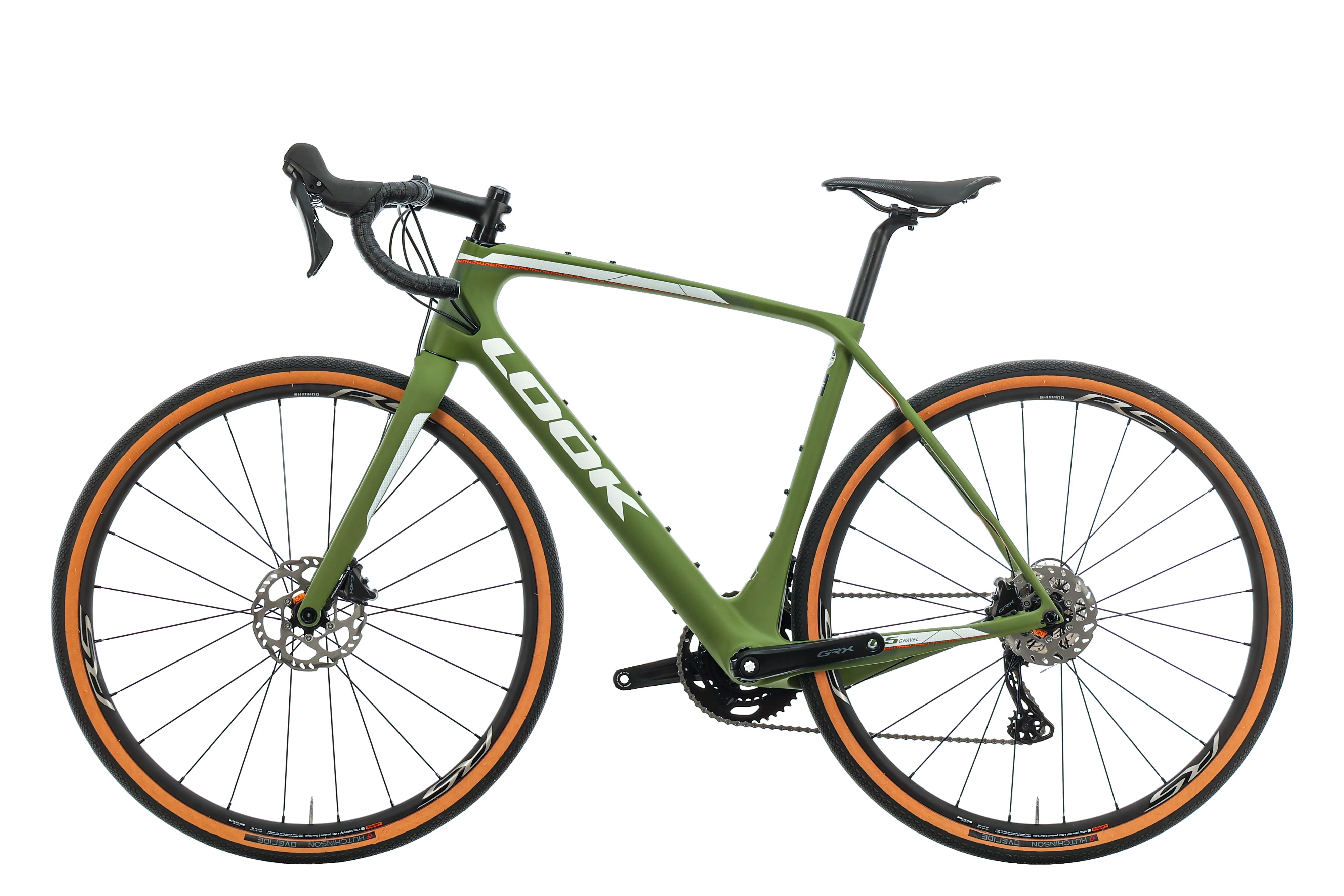 LOOK 765 Gravel Green Mat Gravel Bike - 2023, Medium - Image 2