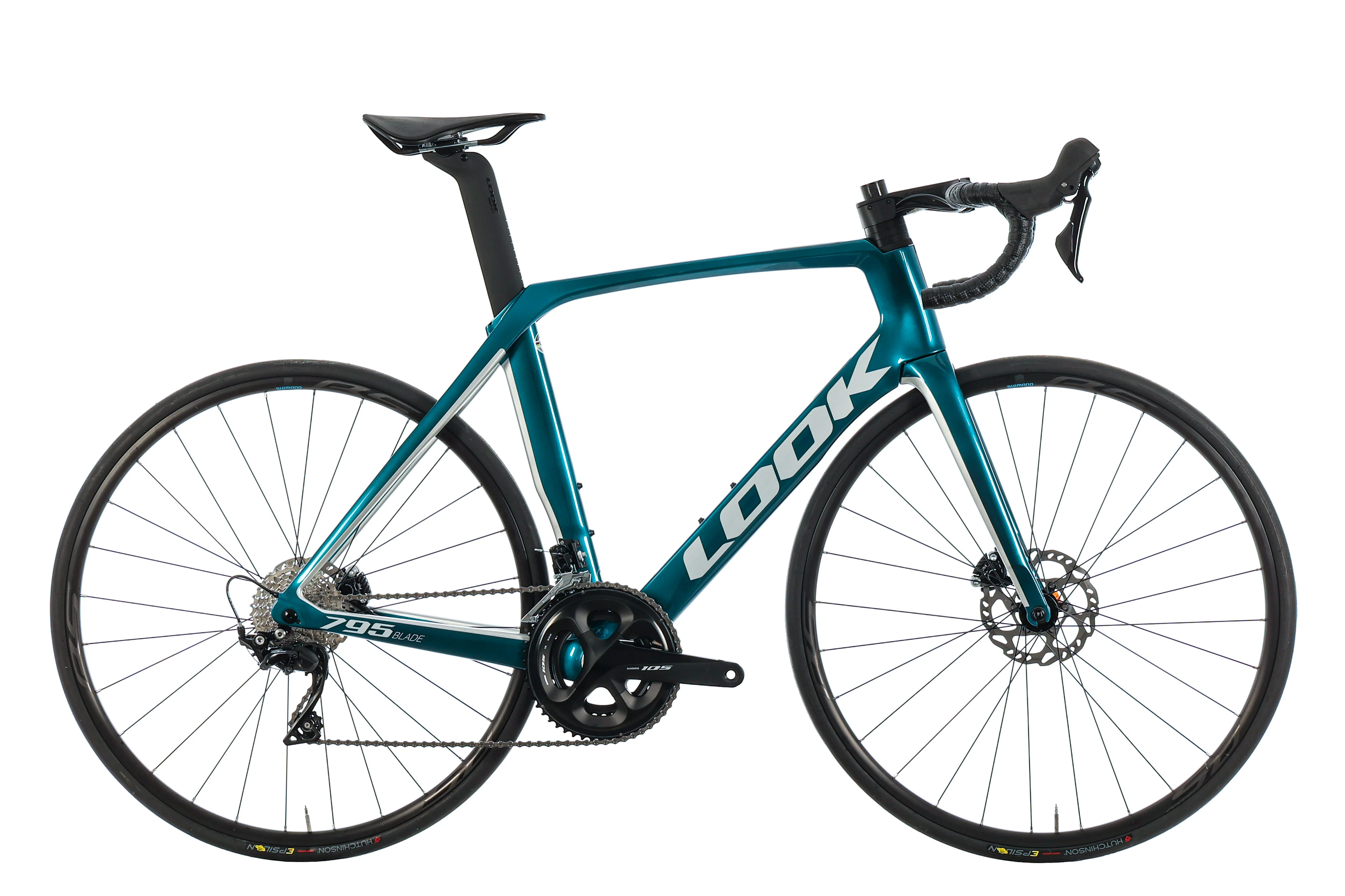 Look 795 Blade Disc Metallic Blue Silver Glossy Road Bike - 2023, Medium