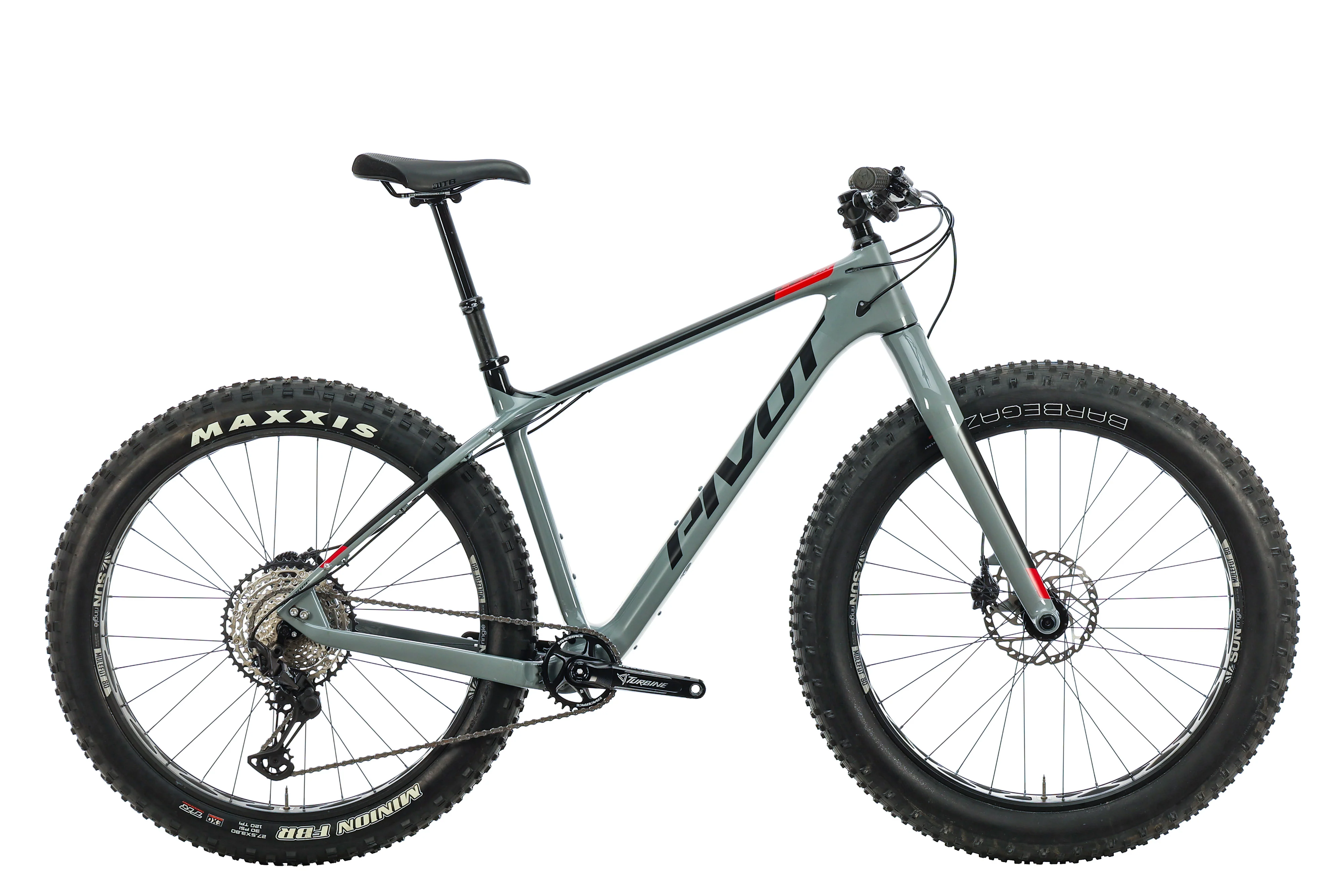 Pivot LES Fat Pro XT w/ Pivot Carbon Rigid Fork Fat Bike - 2021, Large