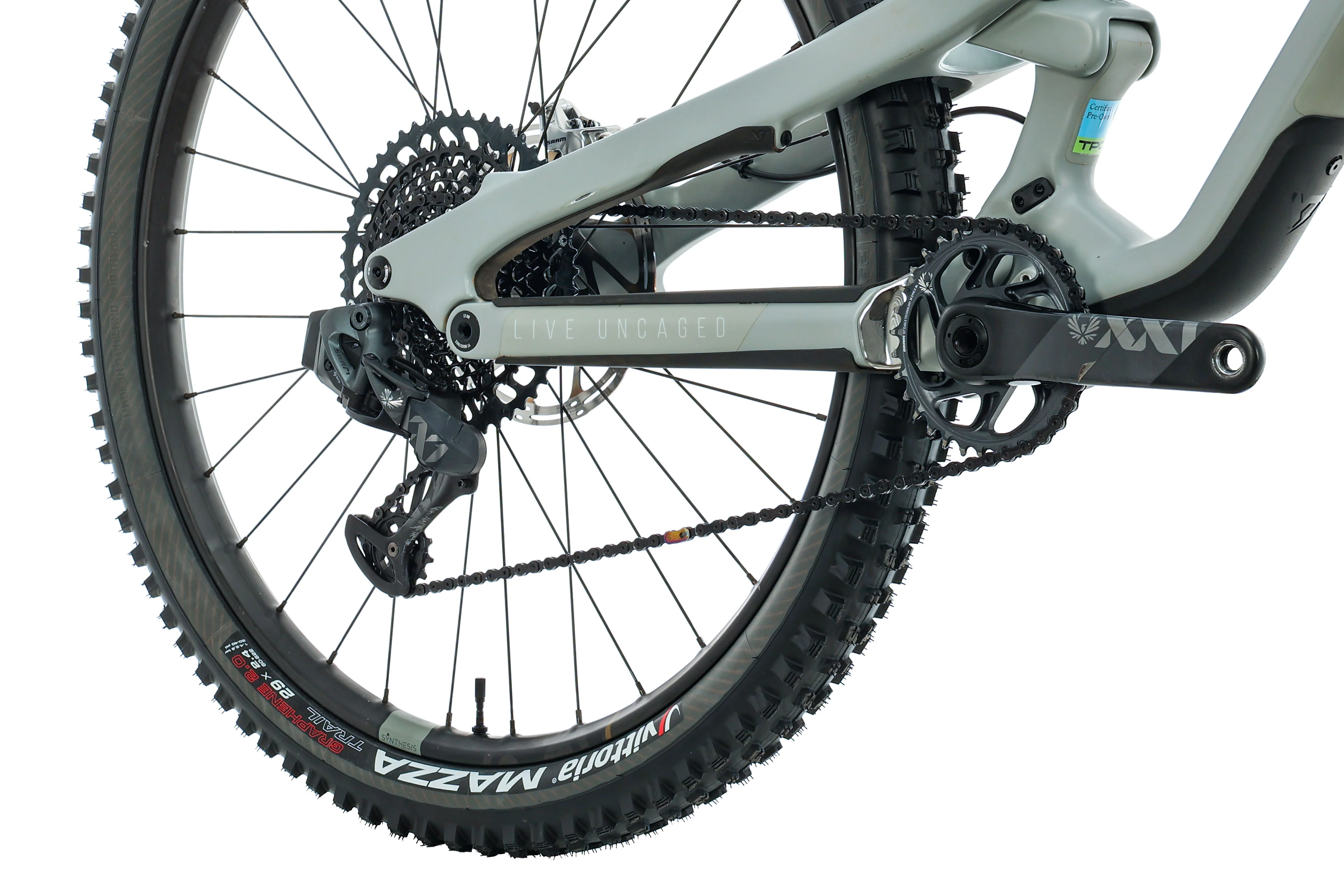 YT Jeffsy UNCAGED 6 Flight Attendant Mountain Bike - 2022, Large - Image 3