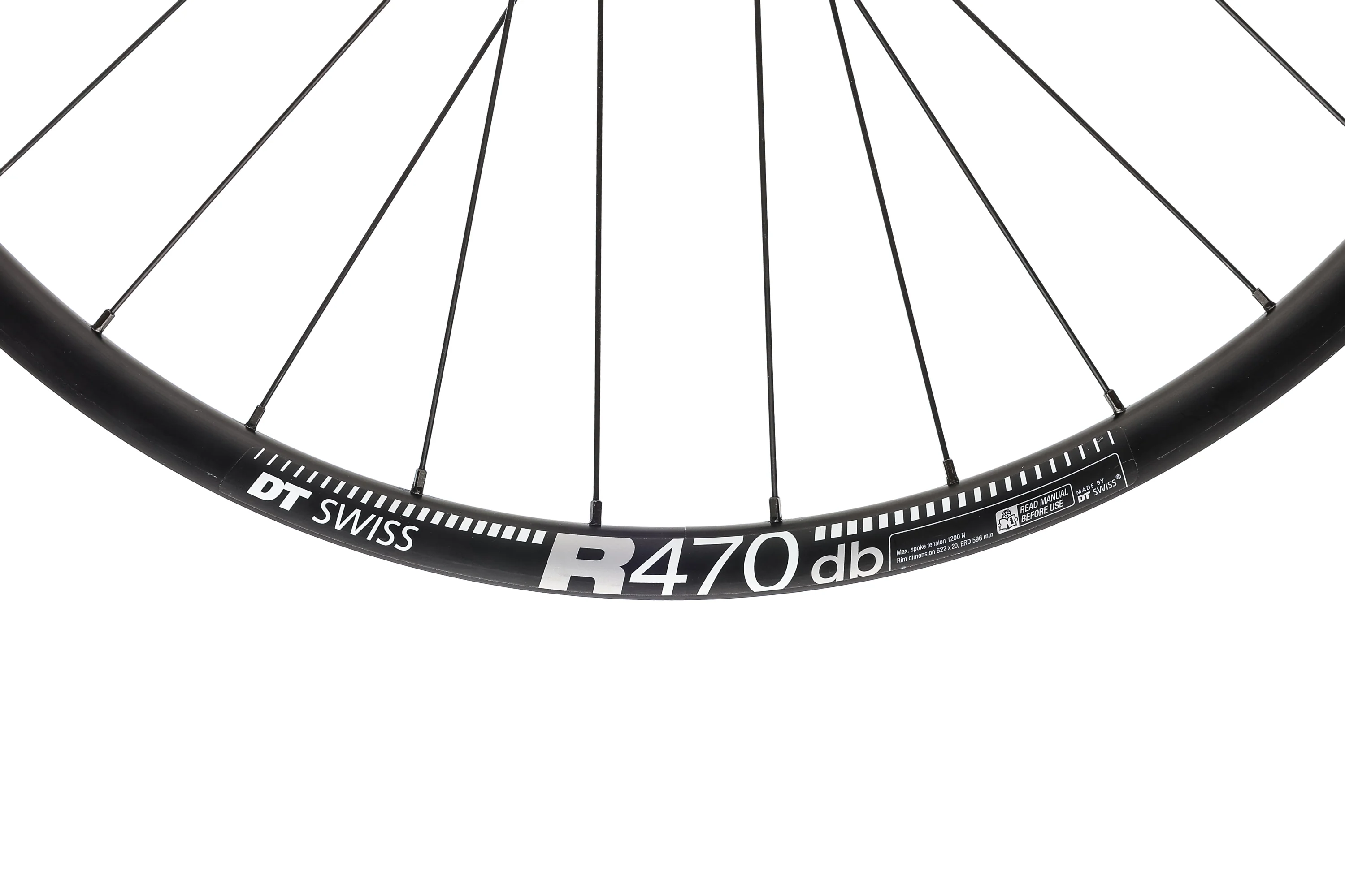 DT Swiss R 470 Aluminum Tubeless 700c Wheelset - Image 6