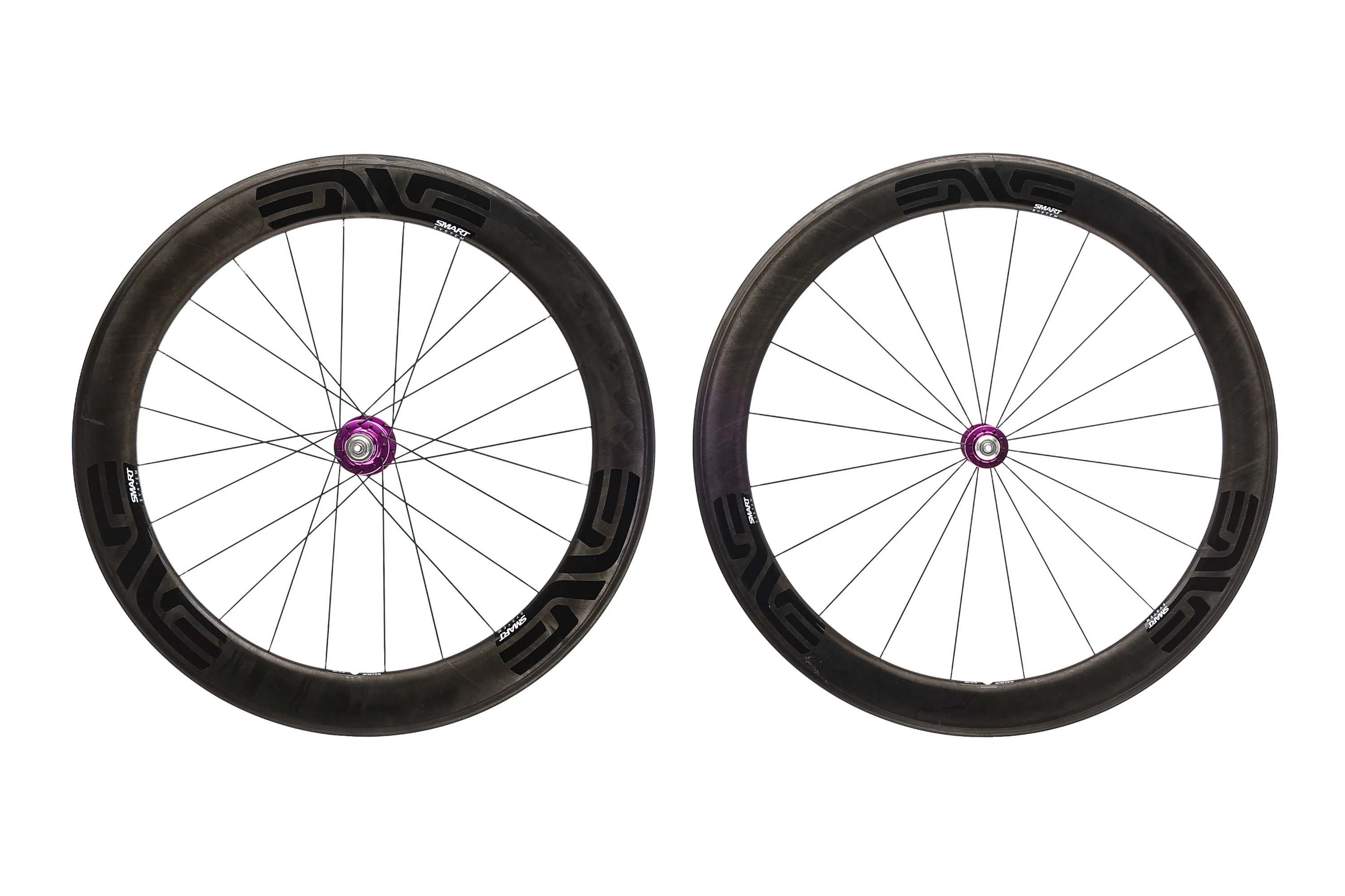 ENVE SES 6.7 w/ Industry Nine Torch Hubs Carbon Clincher 700c Wheelset - Image 2