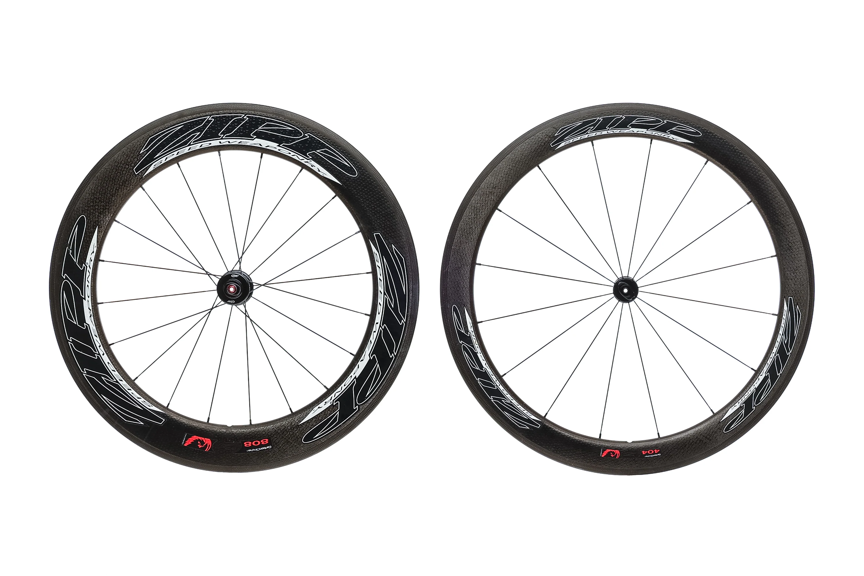 Zipp 404 / 808 Carbon Clincher 700c Wheelset - Image 2
