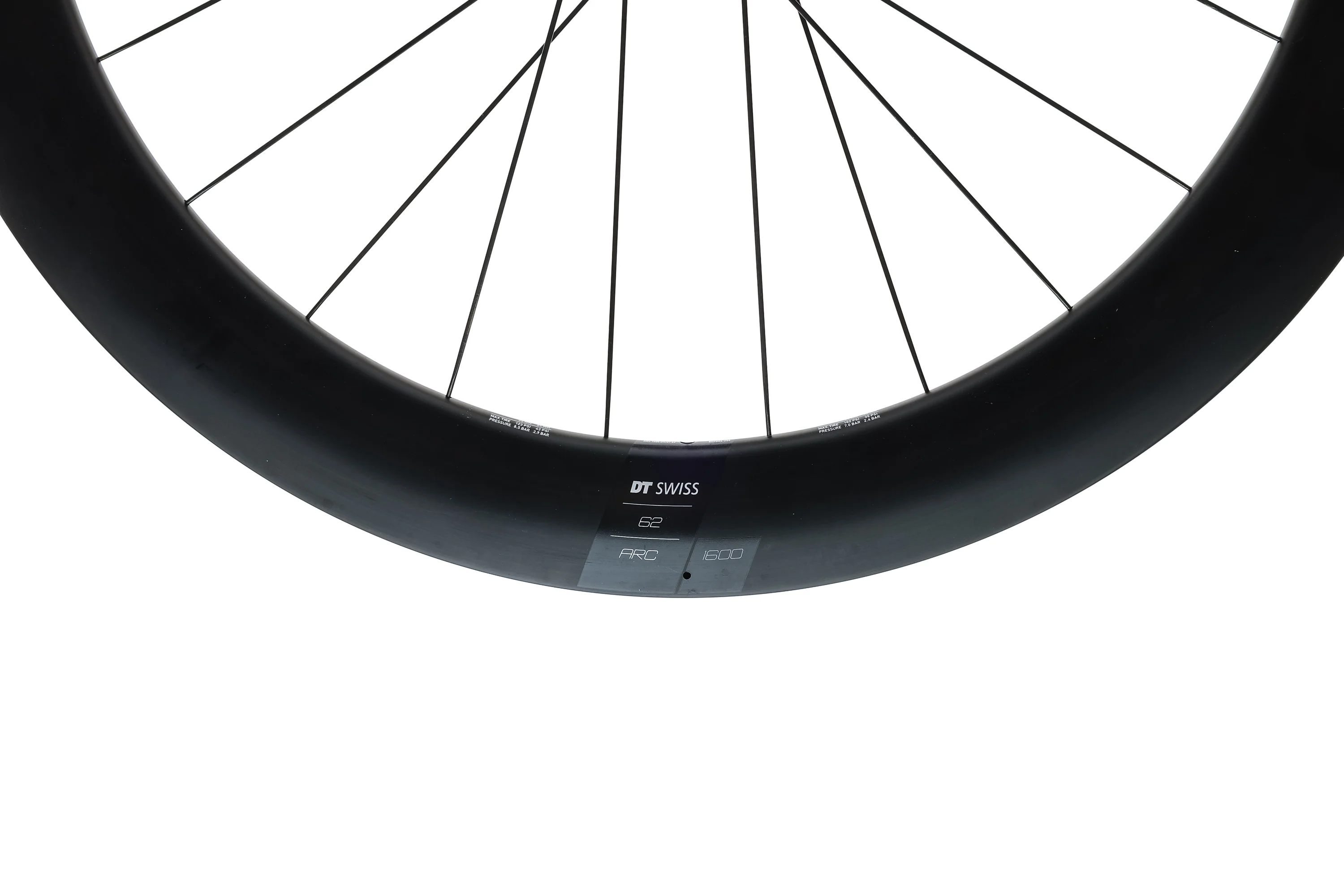 DT Swiss ARC 1600 DICUT 50/62 Carbon Tubeless 700c Wheelset - Image 7