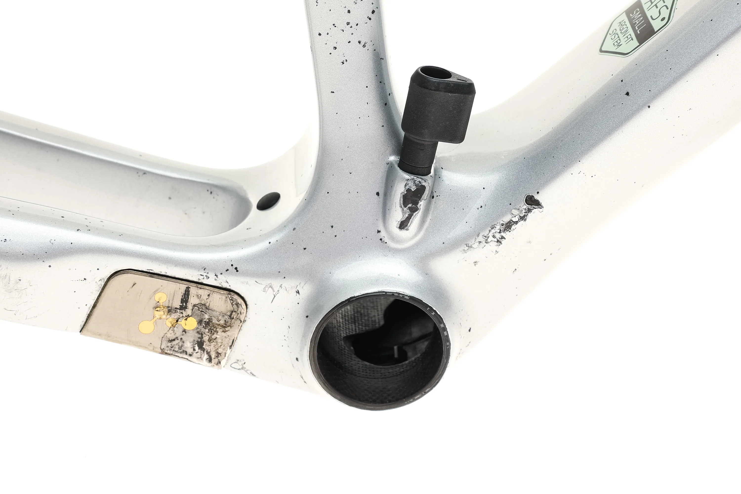 Argon 18 Krypton Mercedes-Benz Style Silver 47 Small Frameset - 2018 - Image 12