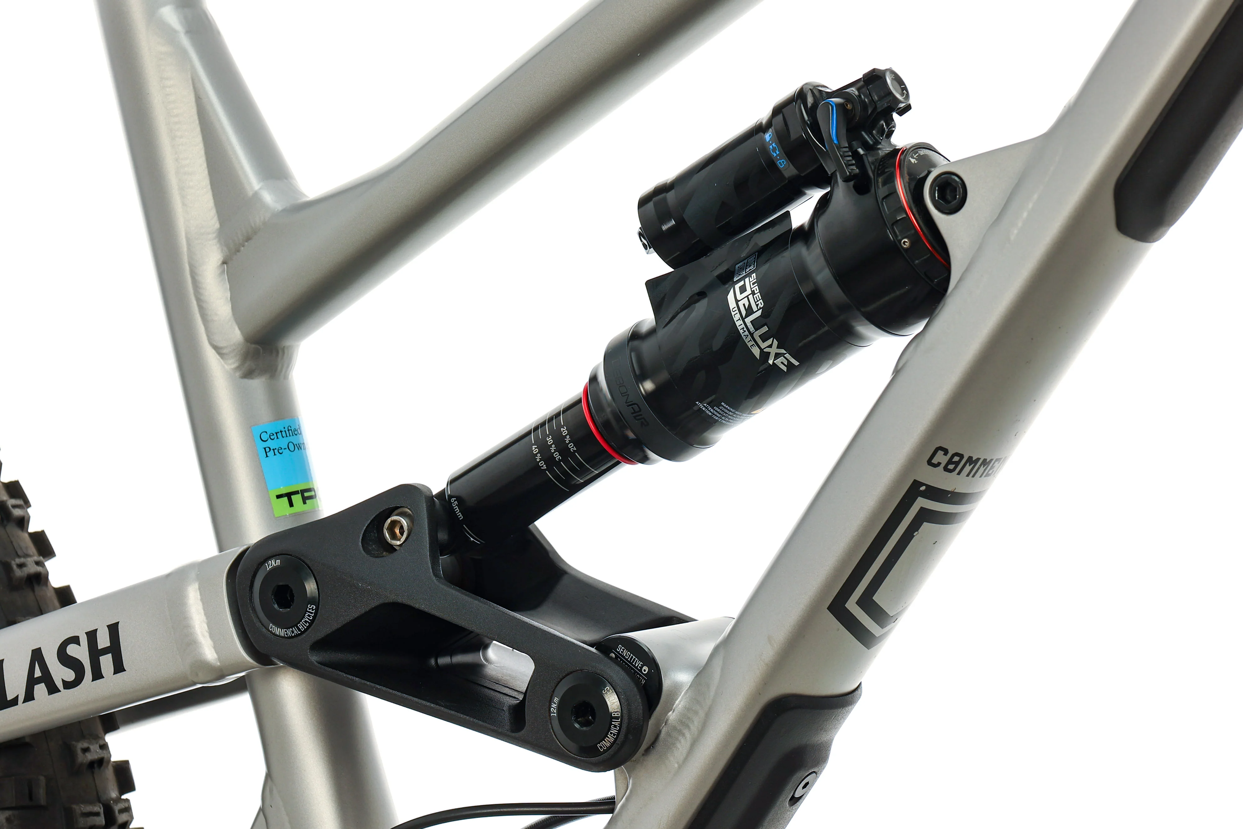 Commencal Clash Race Silver Mountain Bike - 2022, Medium - Image 4