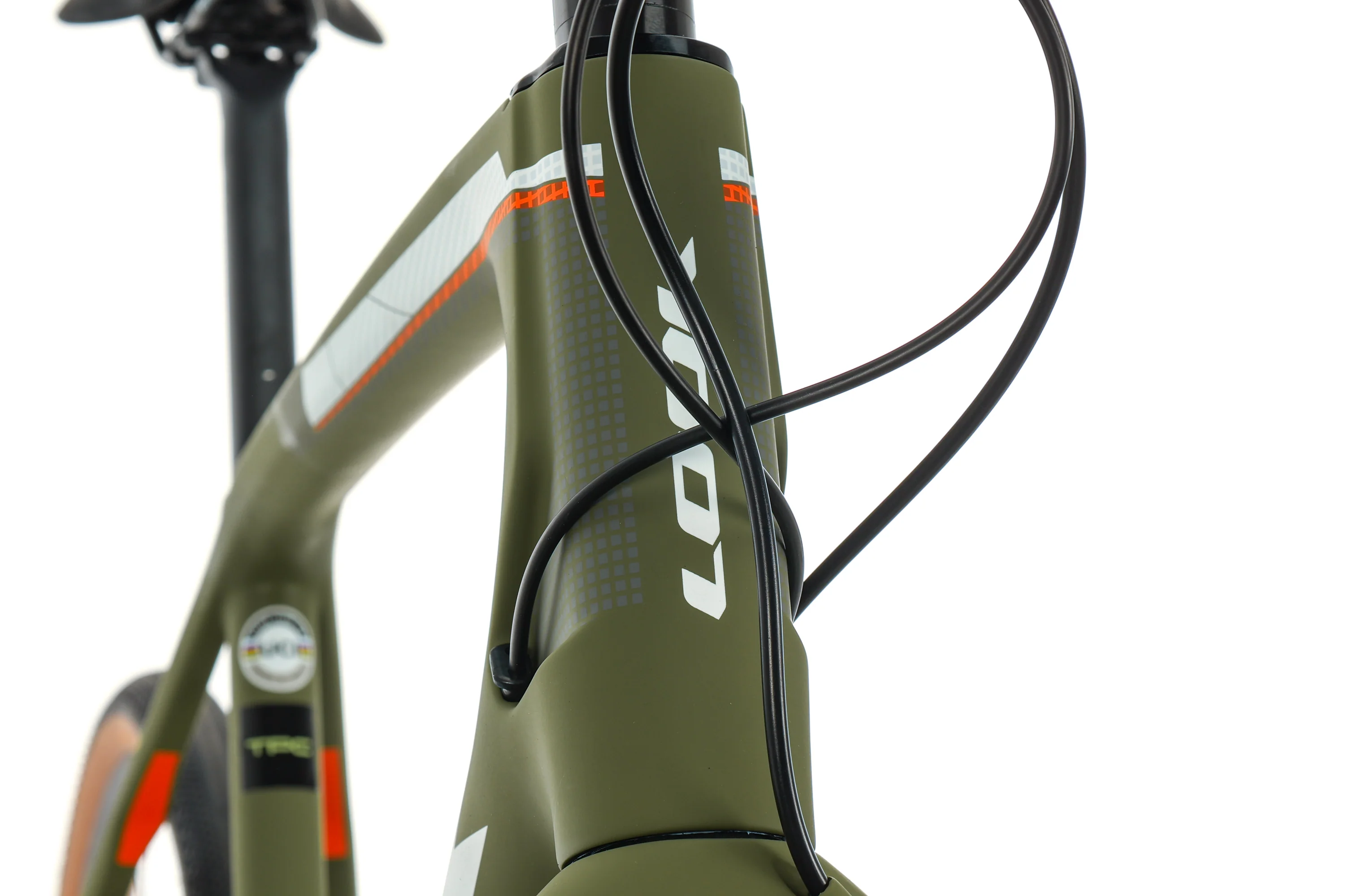 LOOK 765 Gravel Green Mat Gravel Bike - 2023, Large - Image 7