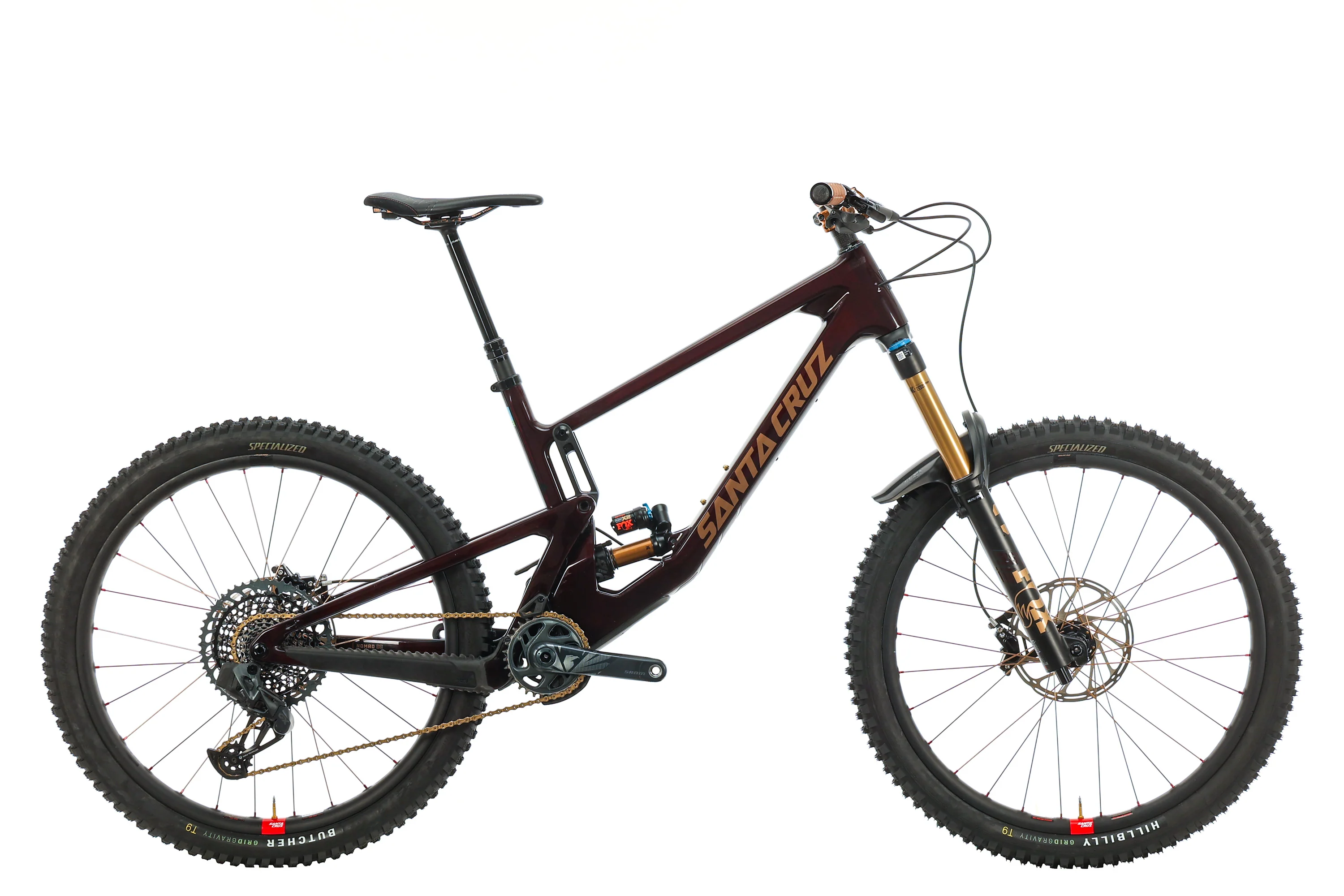 Santa Cruz Nomad CC Carbon GX AXS Reserve Mountain Bike 2022, Large