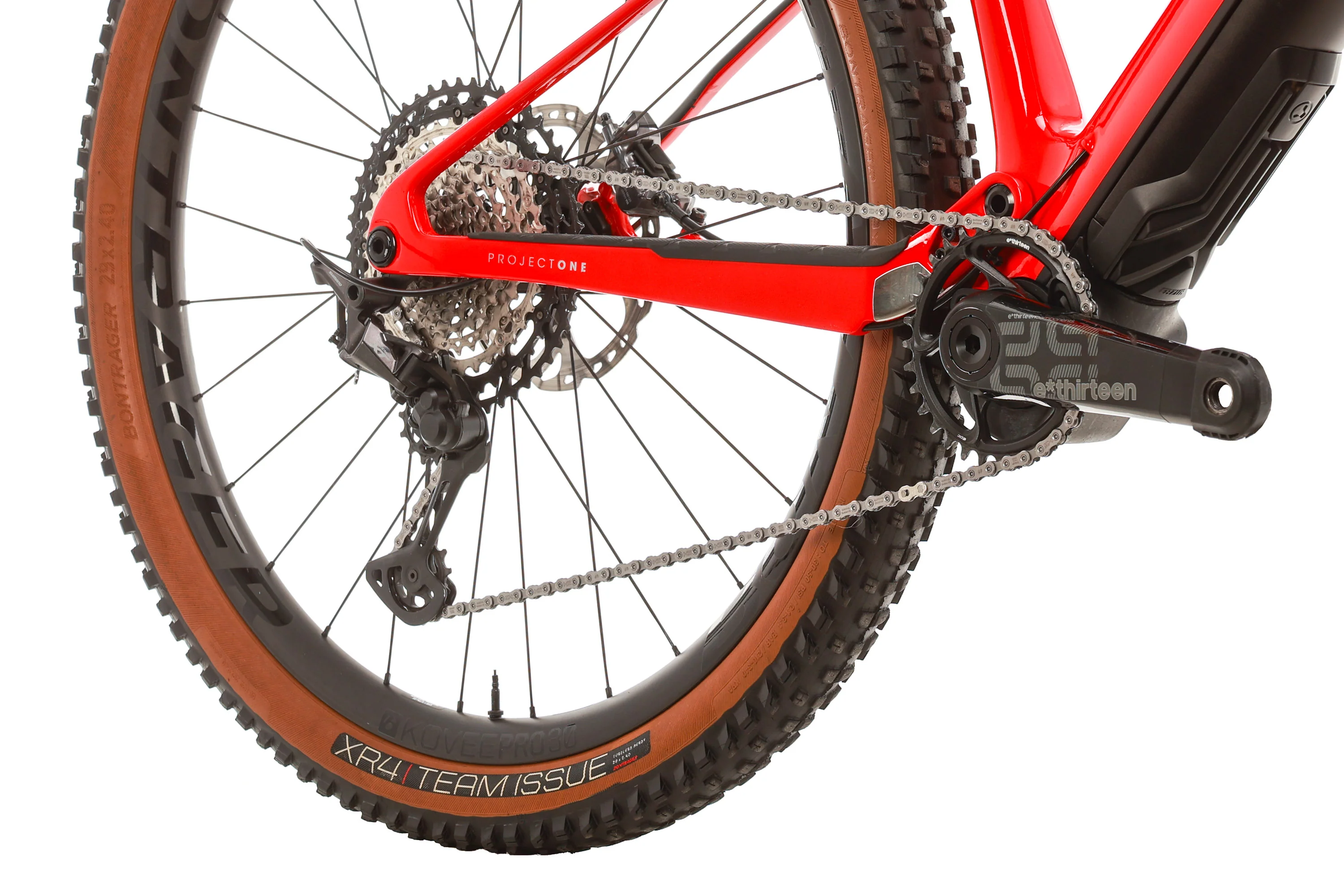 Trek E-Caliber 9.8 XT Gen 2 Project One Mountain E-Bike - 2022, X-Large - Image 3