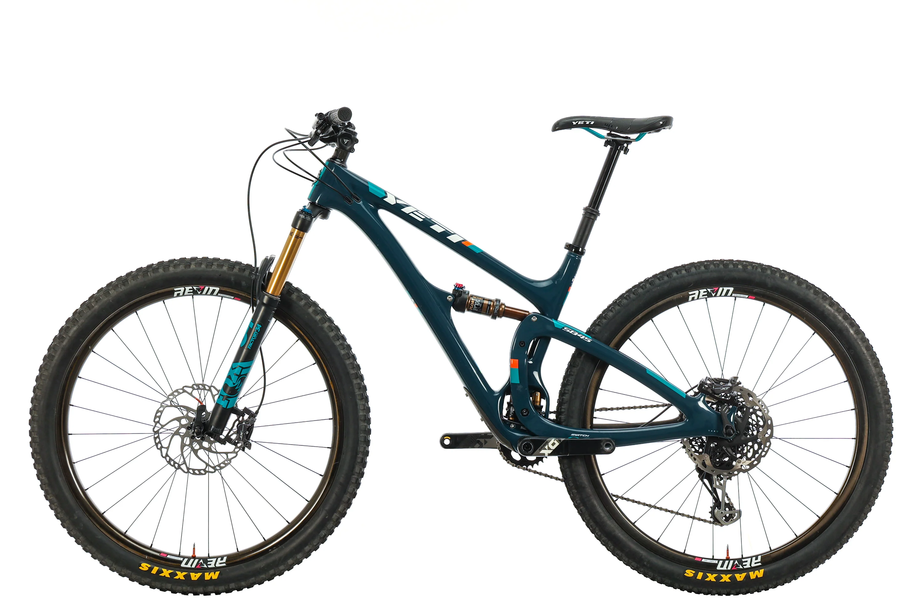 Yeti Cycles SB4.5 TURQ X01 Mountain Bike - 2018, Medium - Image 2