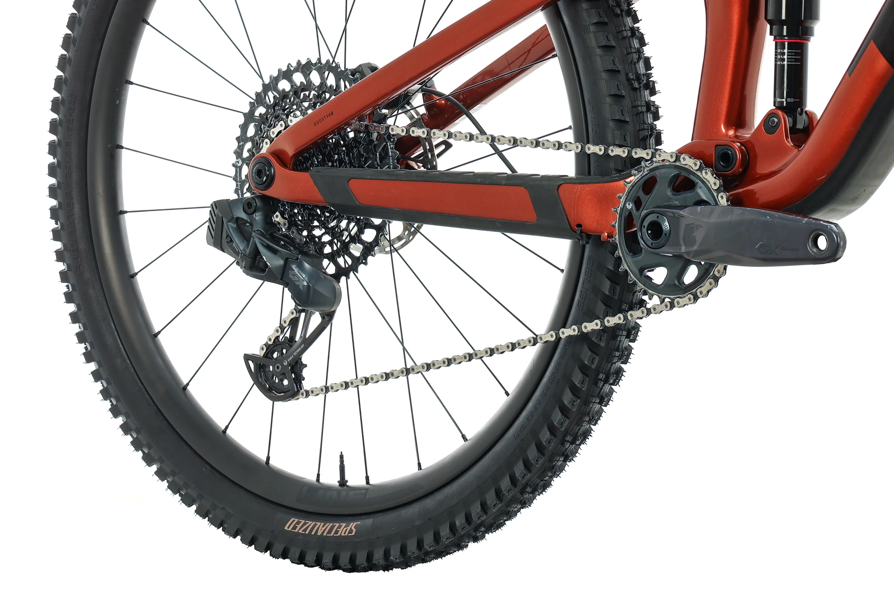 Trek Top Fuel 9.8 GX AXS Mountain Bike - 2023, Med/Large - Image 3