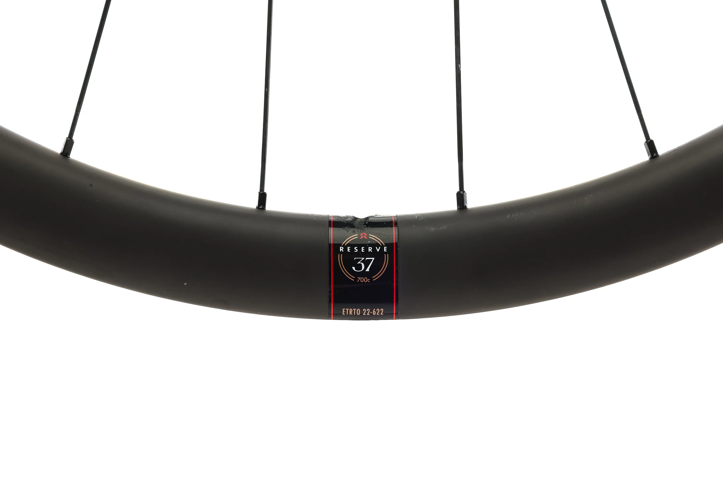 Reserve 34/37 w/ ZIPP ZR1 Hub Carbon Tubeless 700c Rear Wheel - Image 5