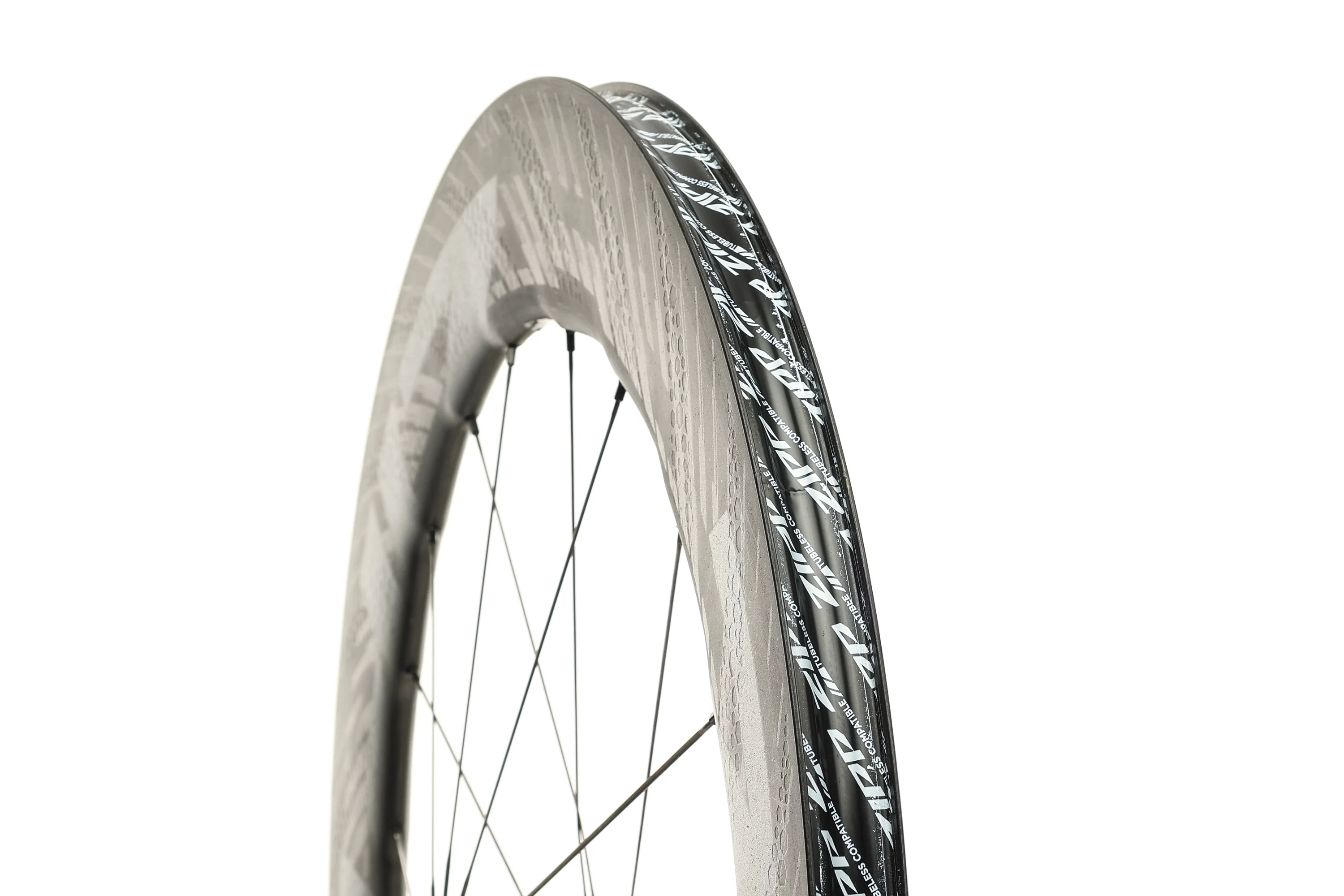 Zipp 858 NSW Carbon Tubeless 700c Front Wheel - Image 4
