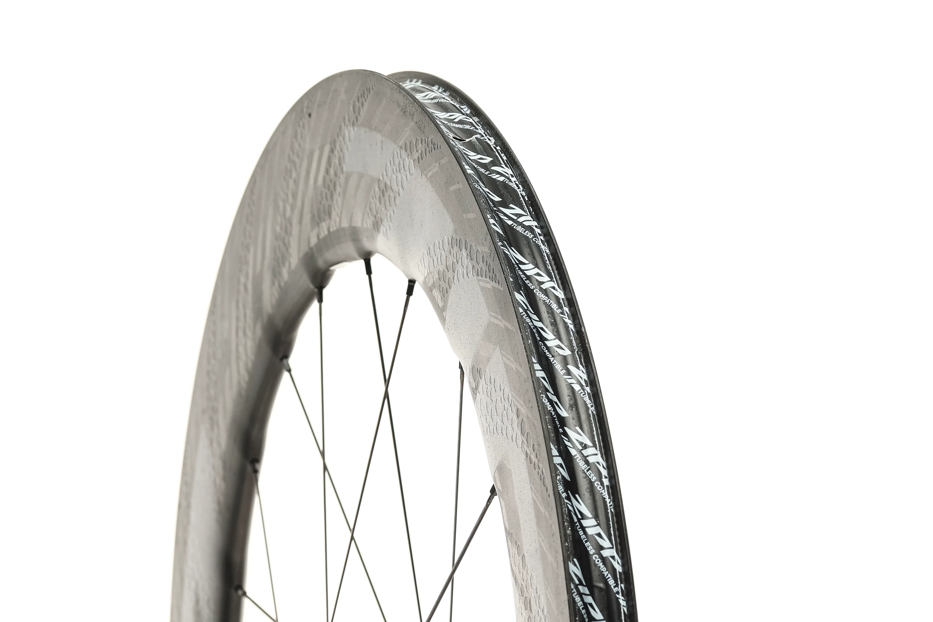 Zipp 858 NSW Carbon Tubeless 700c Front Wheel - Image 10
