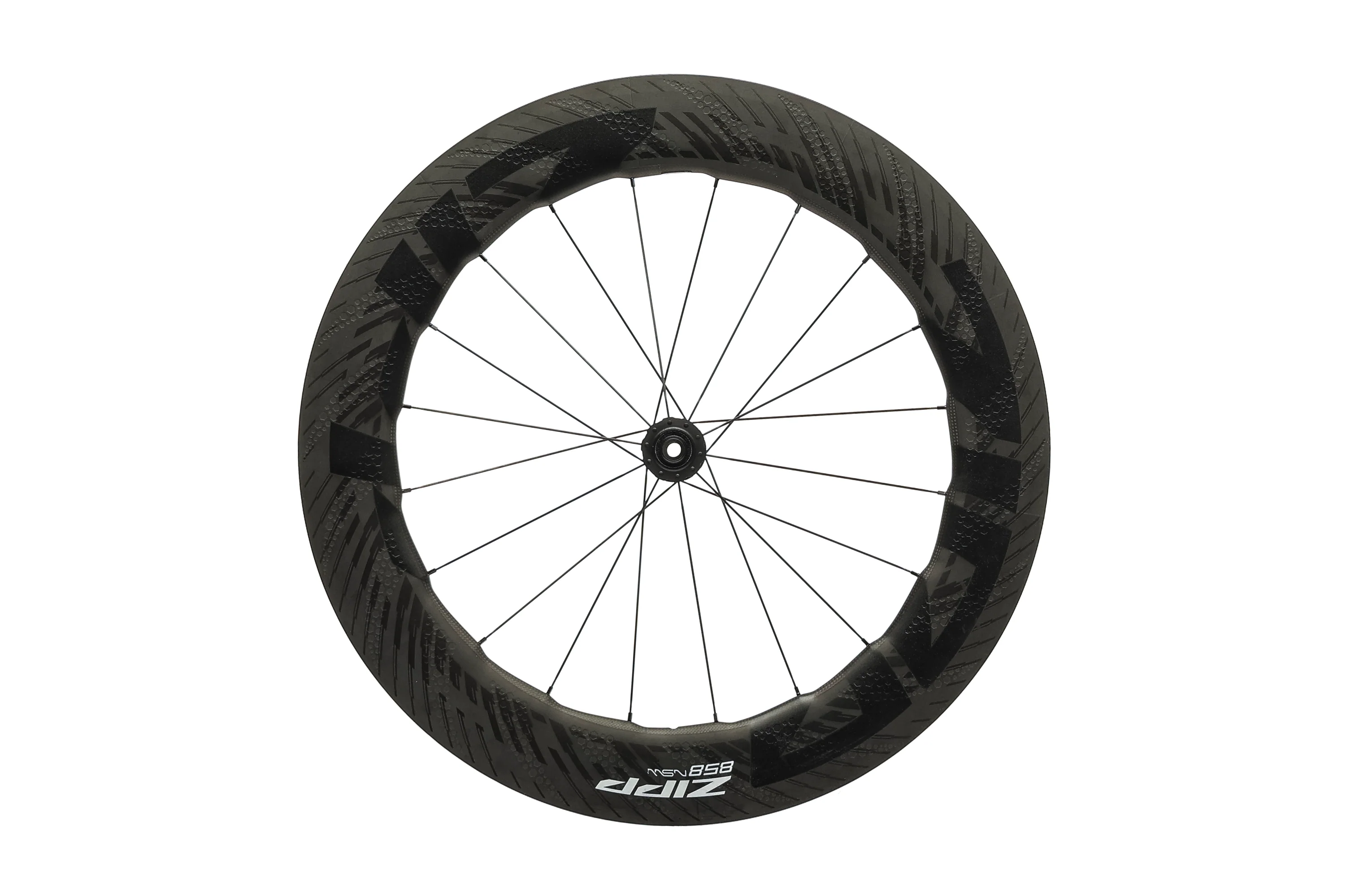 Zipp 858 NSW Carbon Tubeless 700c Front Wheel - Image 7