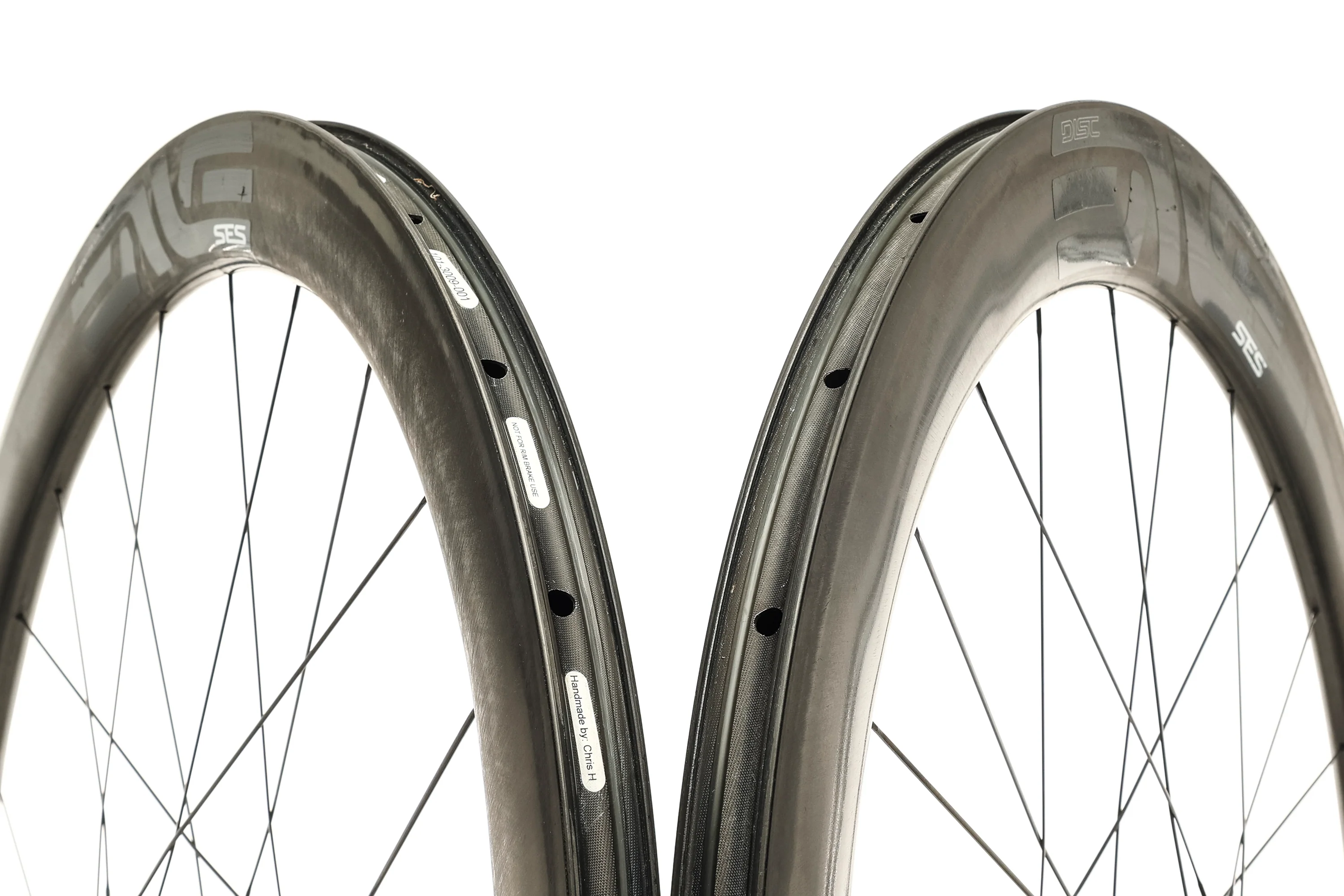 ENVE SES 5.6 w/ Chris King Hubs Carbon Tubeless 700c Wheelset - Image 5