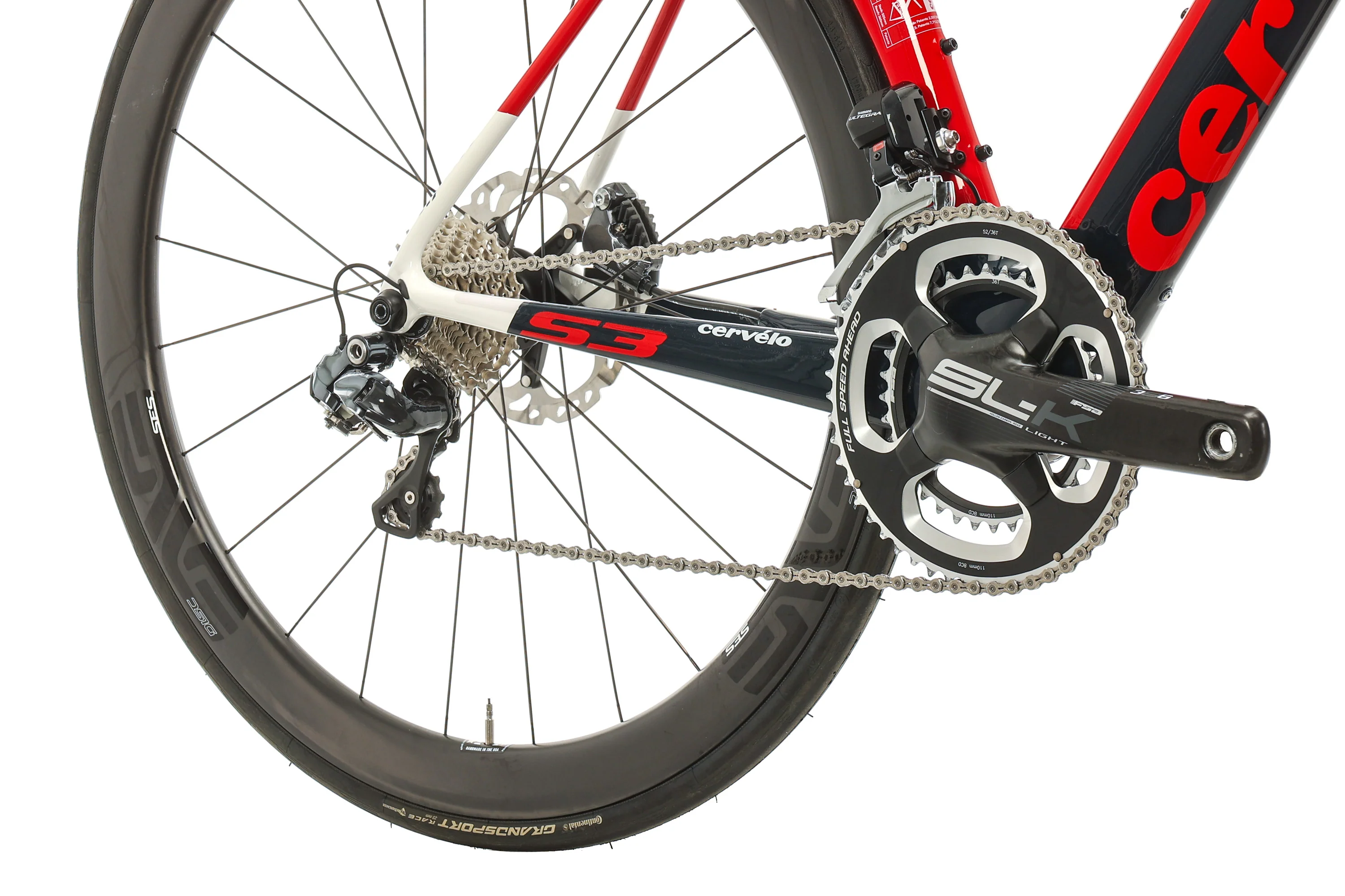Cervélo S3 Ultegra Di2 Disc Road Bike - 2017, 48cm - Image 3