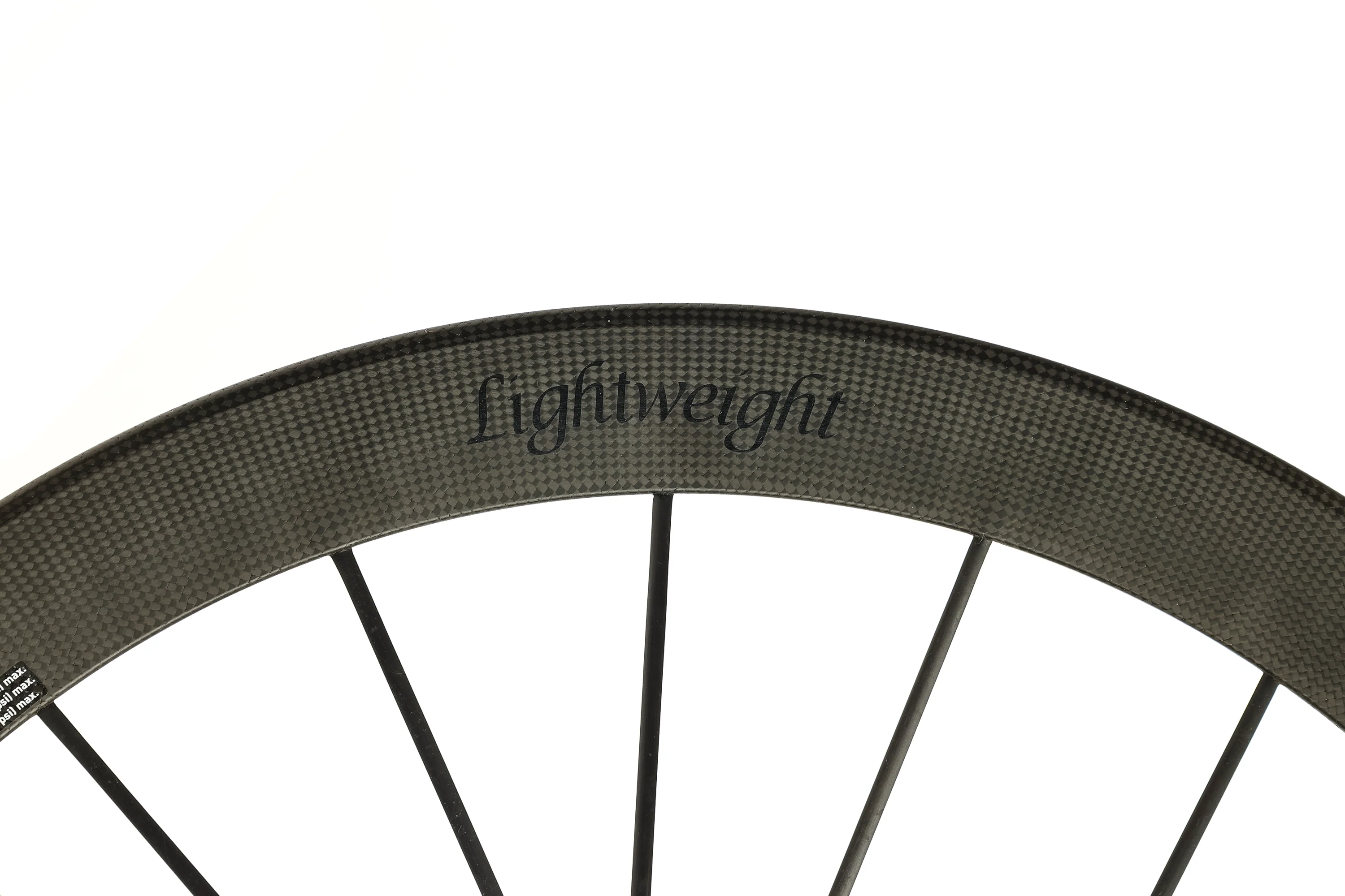 Lightweight Meilenstein EVO Schwarz Edition Carbon Tubeless 700c Rear Wheel - Image 6