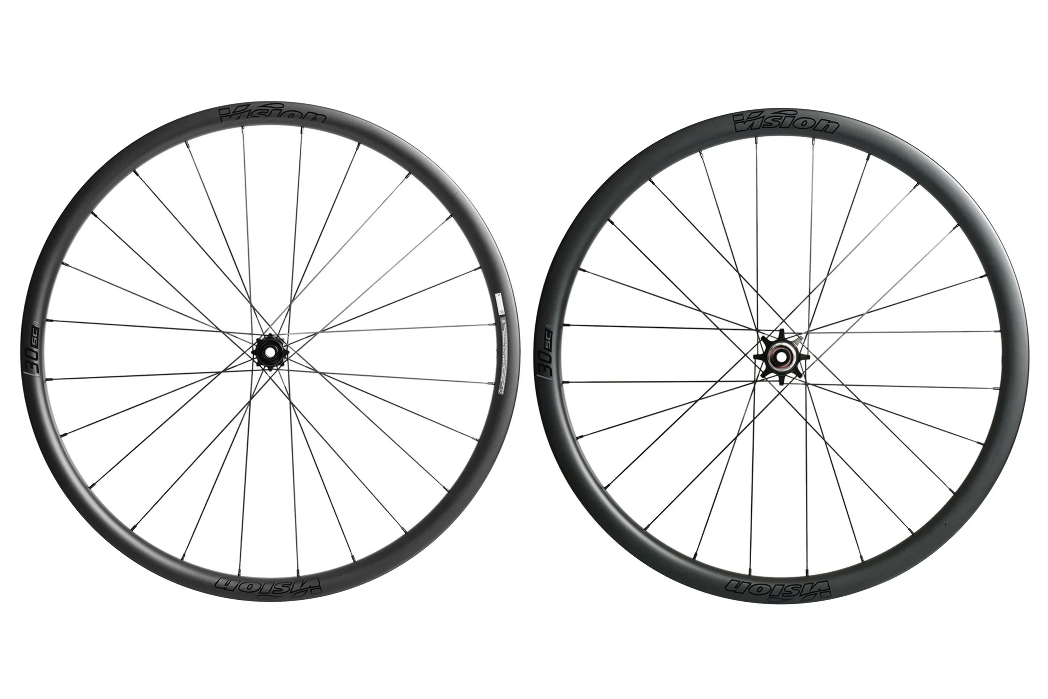 Vision SC 30 AGX Disc TL Carbon Tubeless 700c Wheelset
