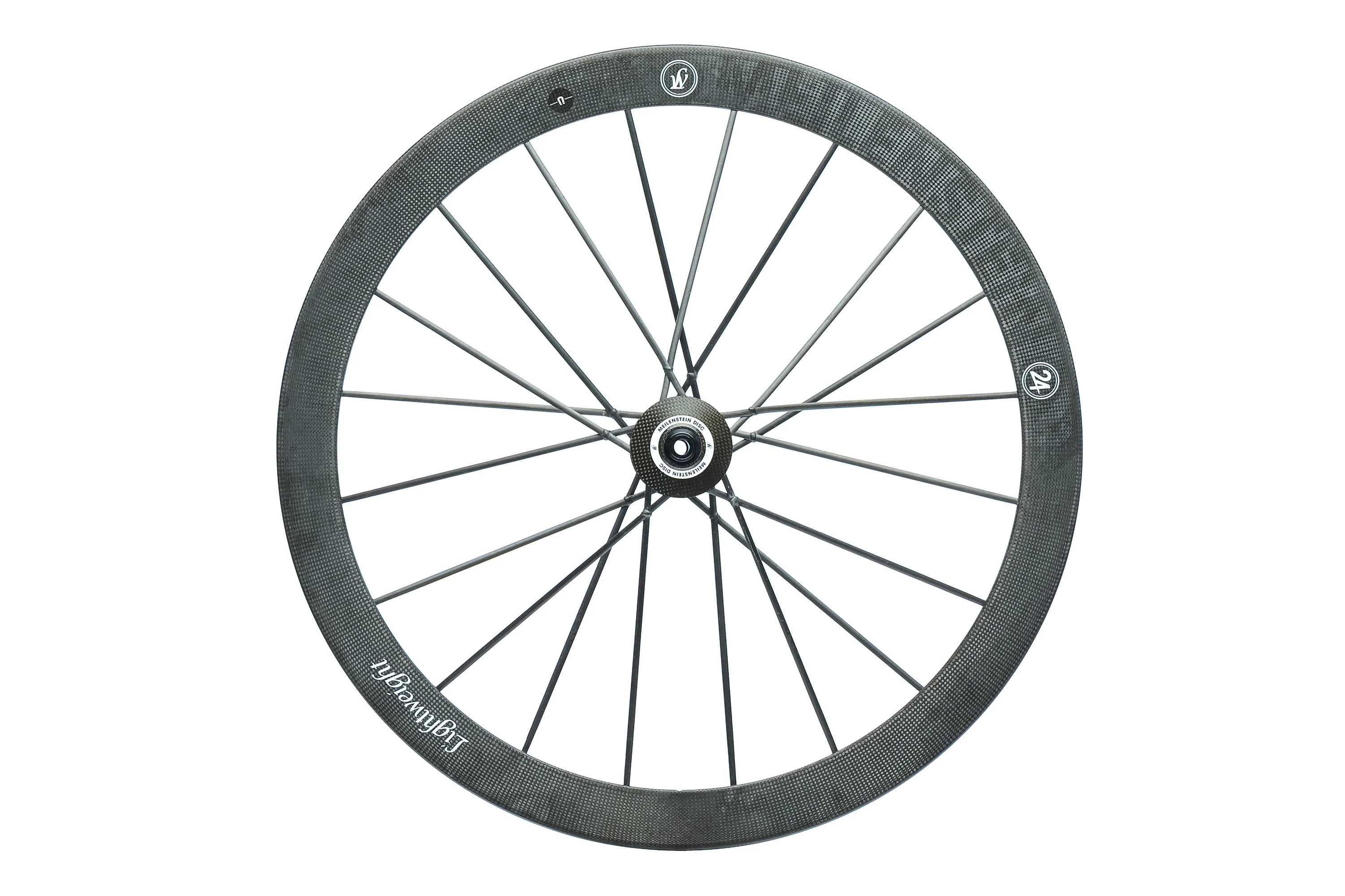 Lightweight Meilenstein Carbon Clincher 700c Front Wheel - Image 2