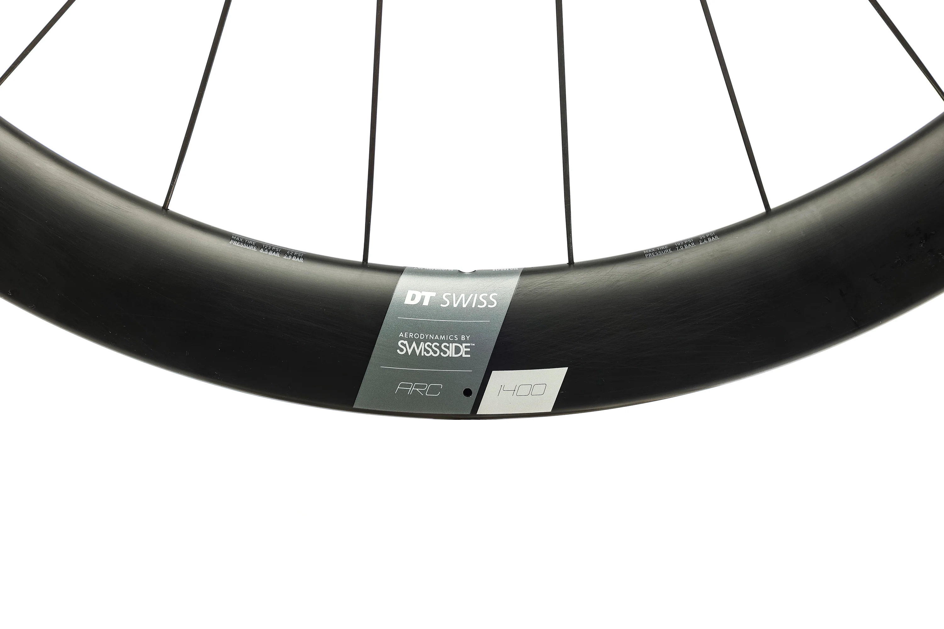 DT Swiss ARC 1400 DICUT 50 Carbon Tubeless 700c Wheelset - Image 7