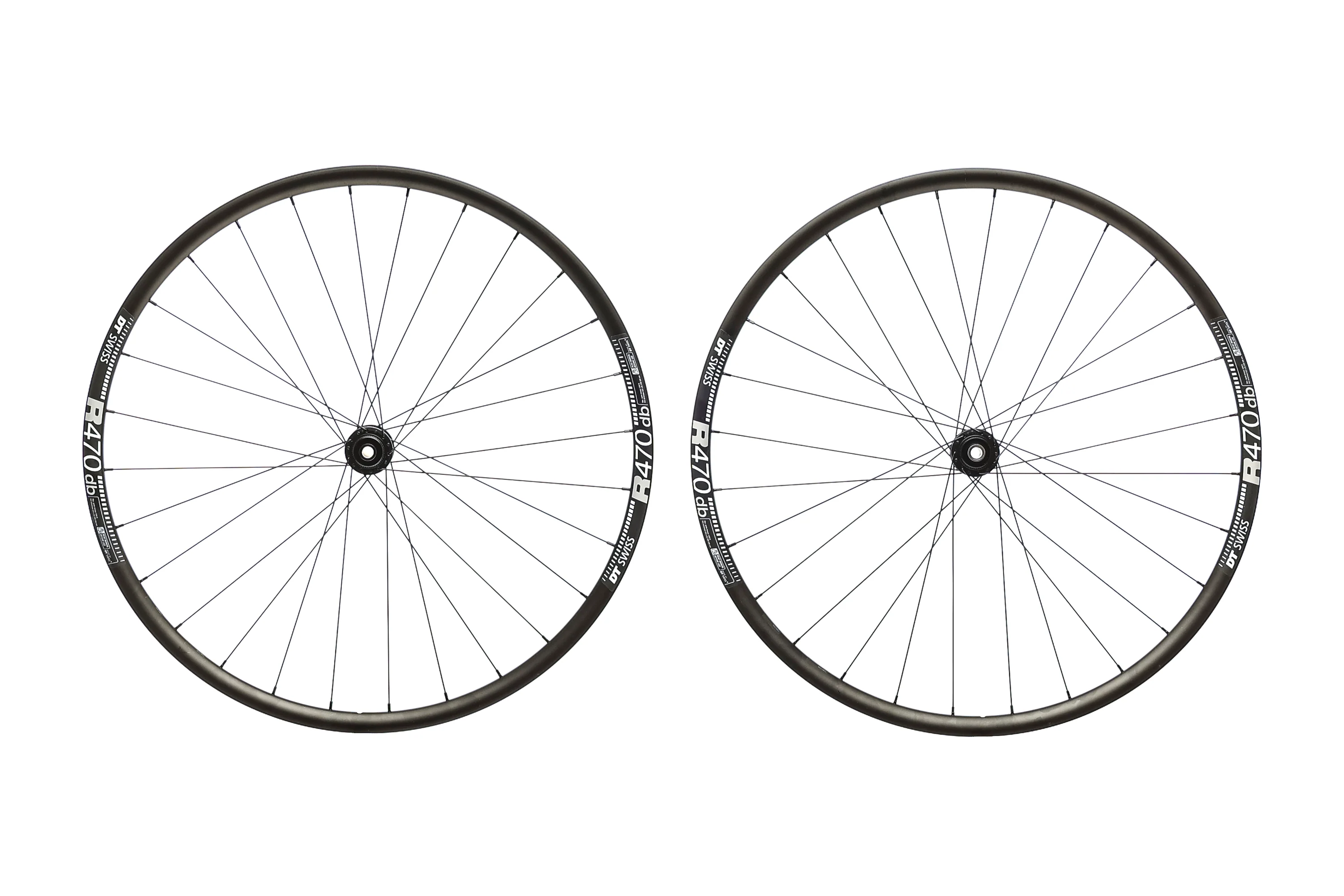 DT Swiss R470 db Aluminum Tubeless 700c Wheelset - Image 4