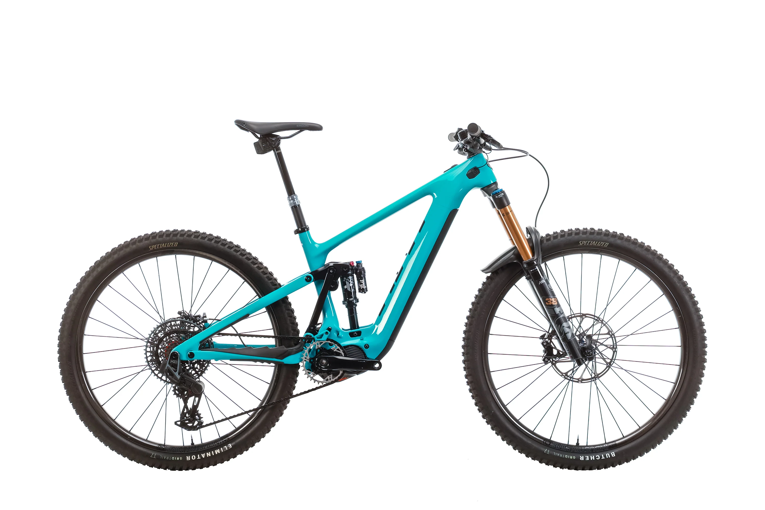 Yeti Cycles 160E TURQ X0 Transmission Mountain E-Bike - 2023, Medium