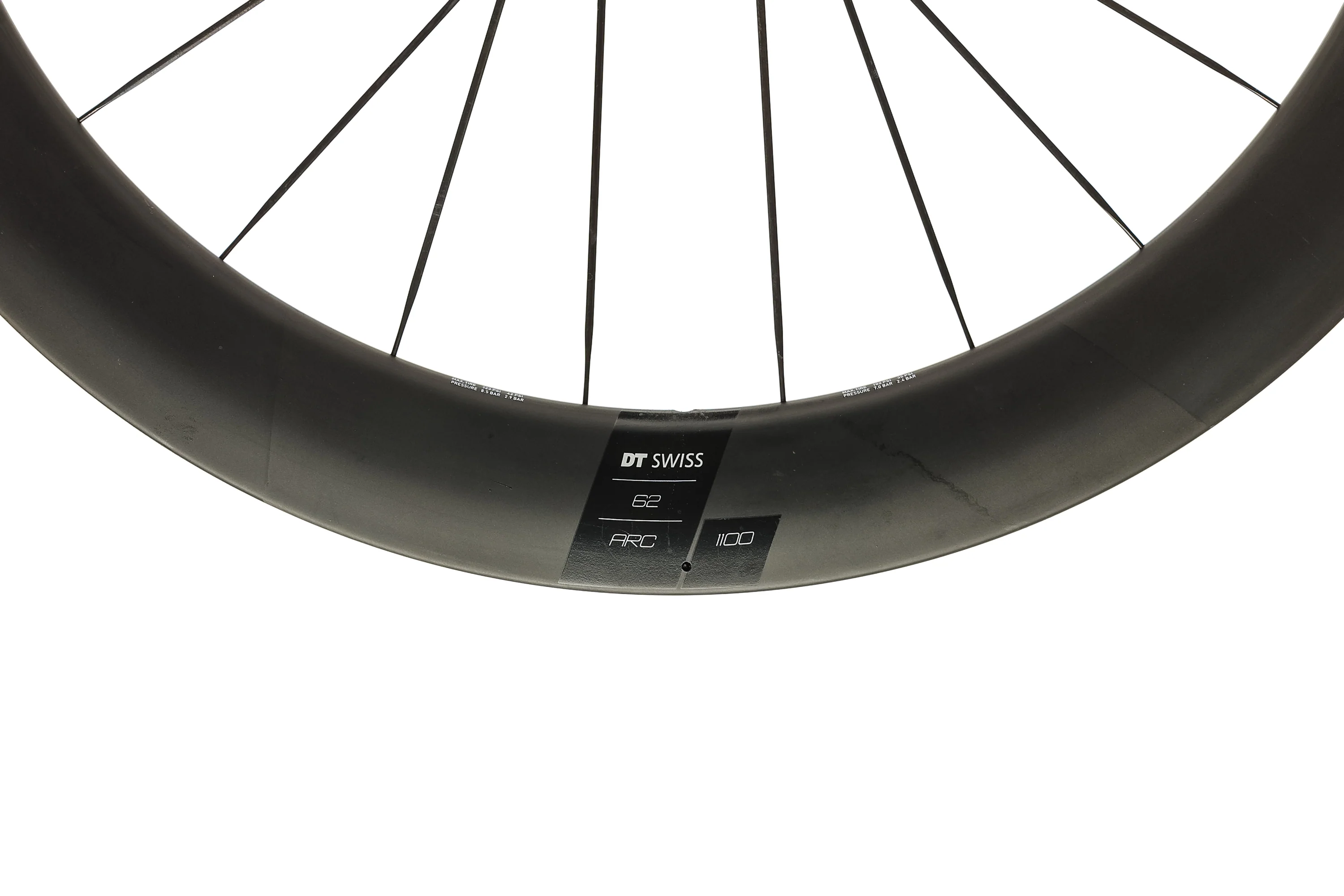 DT Swiss ARC 1100 Dicut 62 Carbon Tubeless 700c Wheelset - Image 7