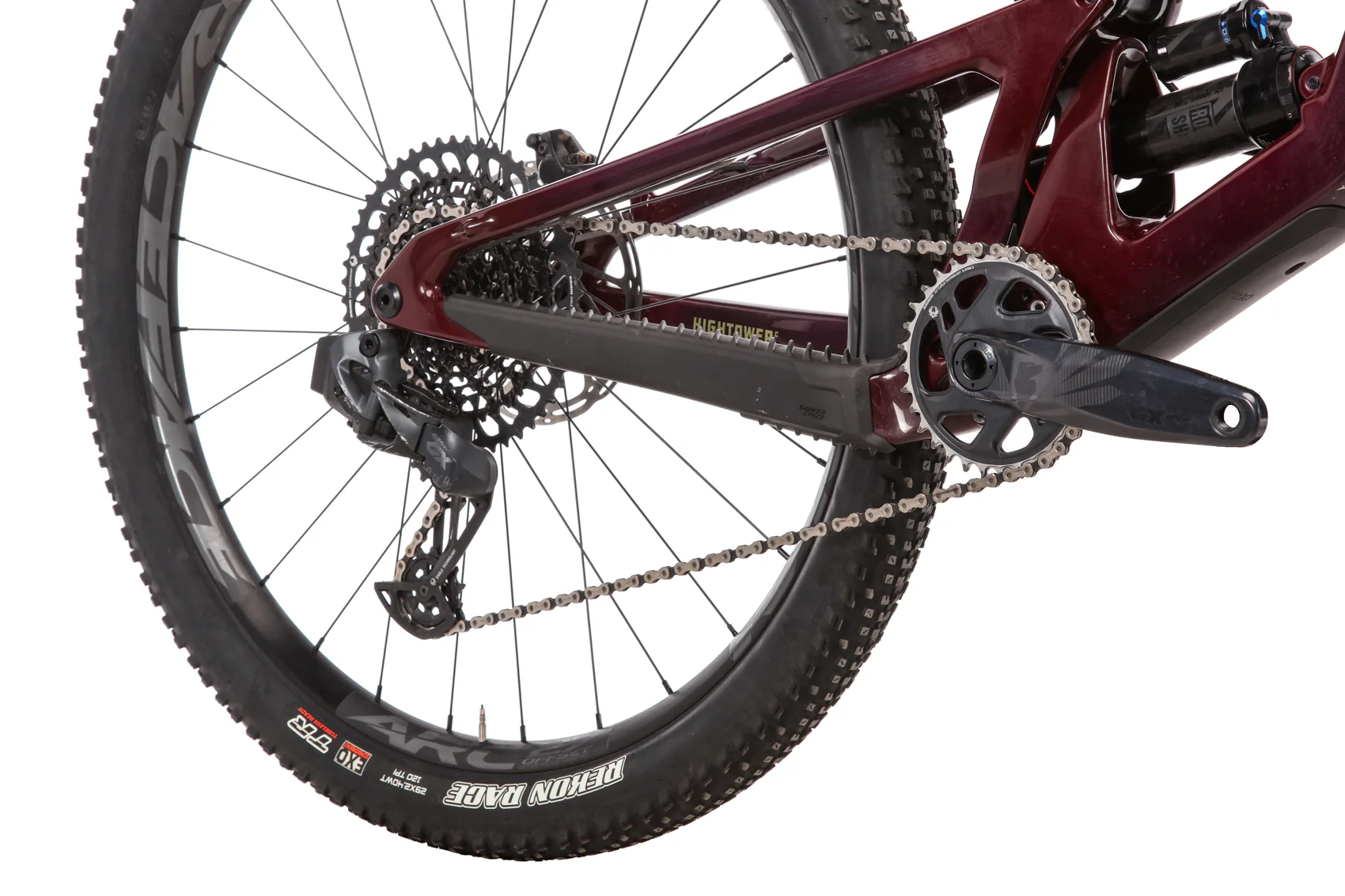Santa Cruz Hightower GX AXS Carbon C Mountain Bike - 2023, Small - Image 3