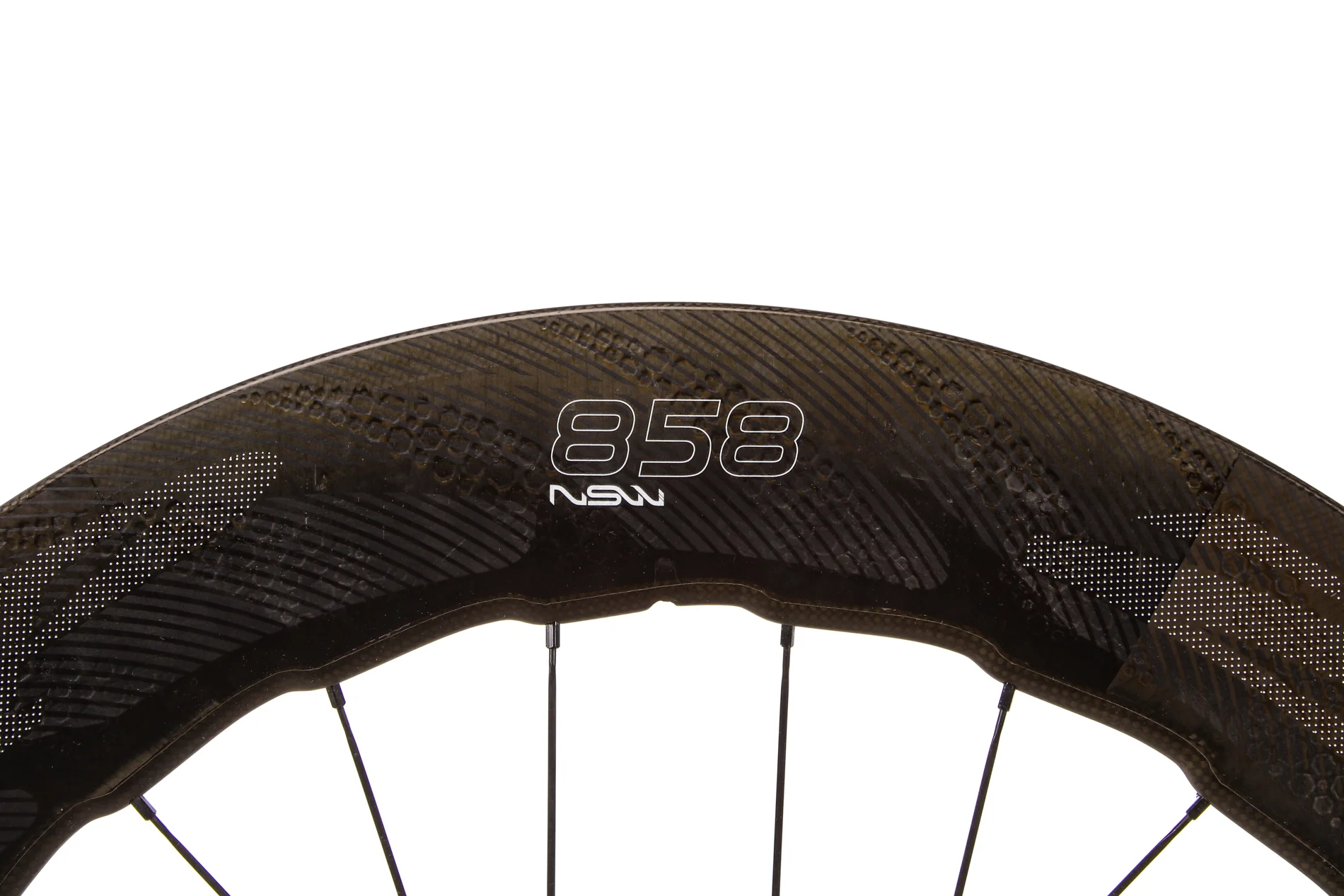 Zipp 454/858 NSW Carbon Clincher 700c Wheelset - Image 8