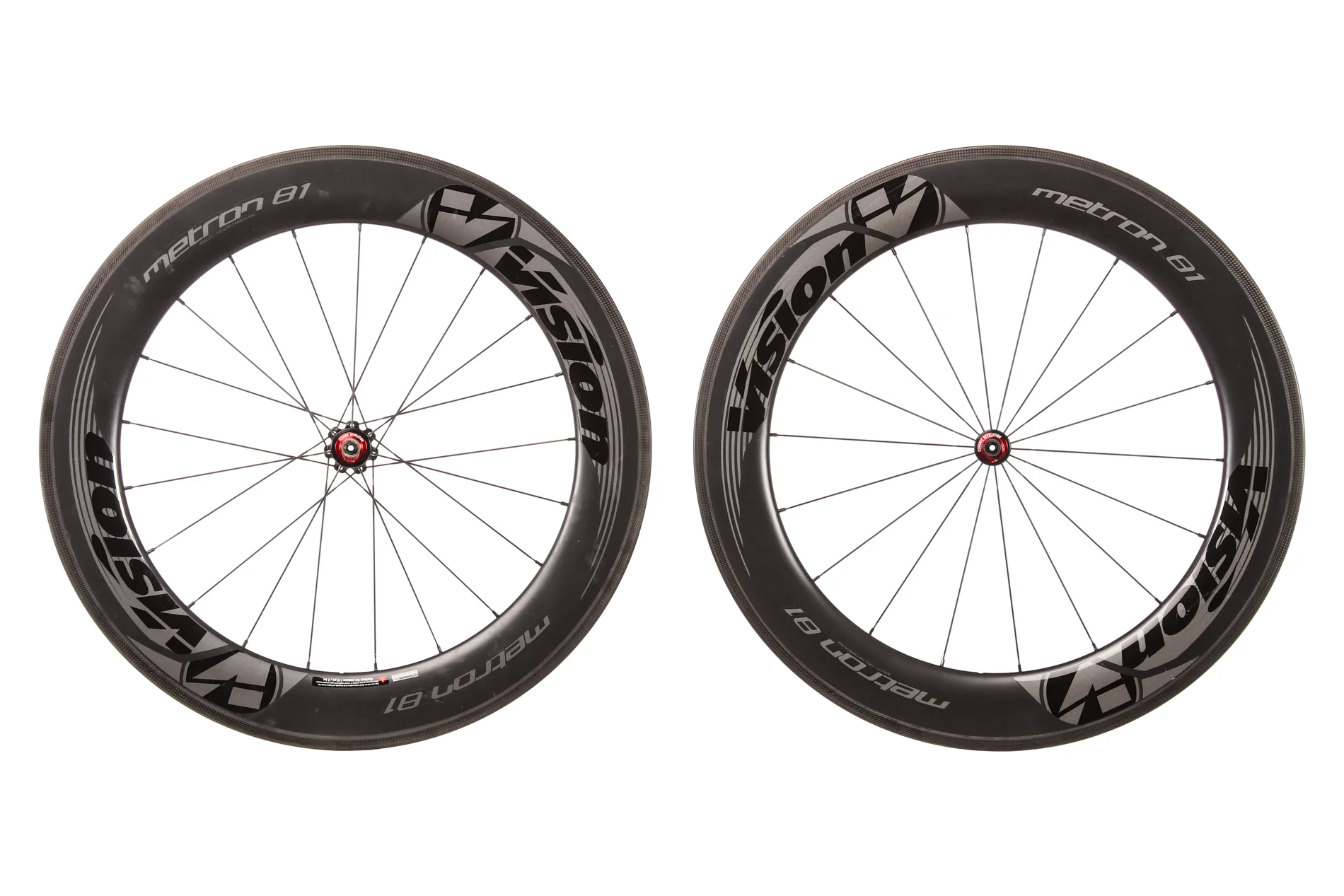Vision Metron 81 Carbon Clincher 700c Wheelset - Image 2