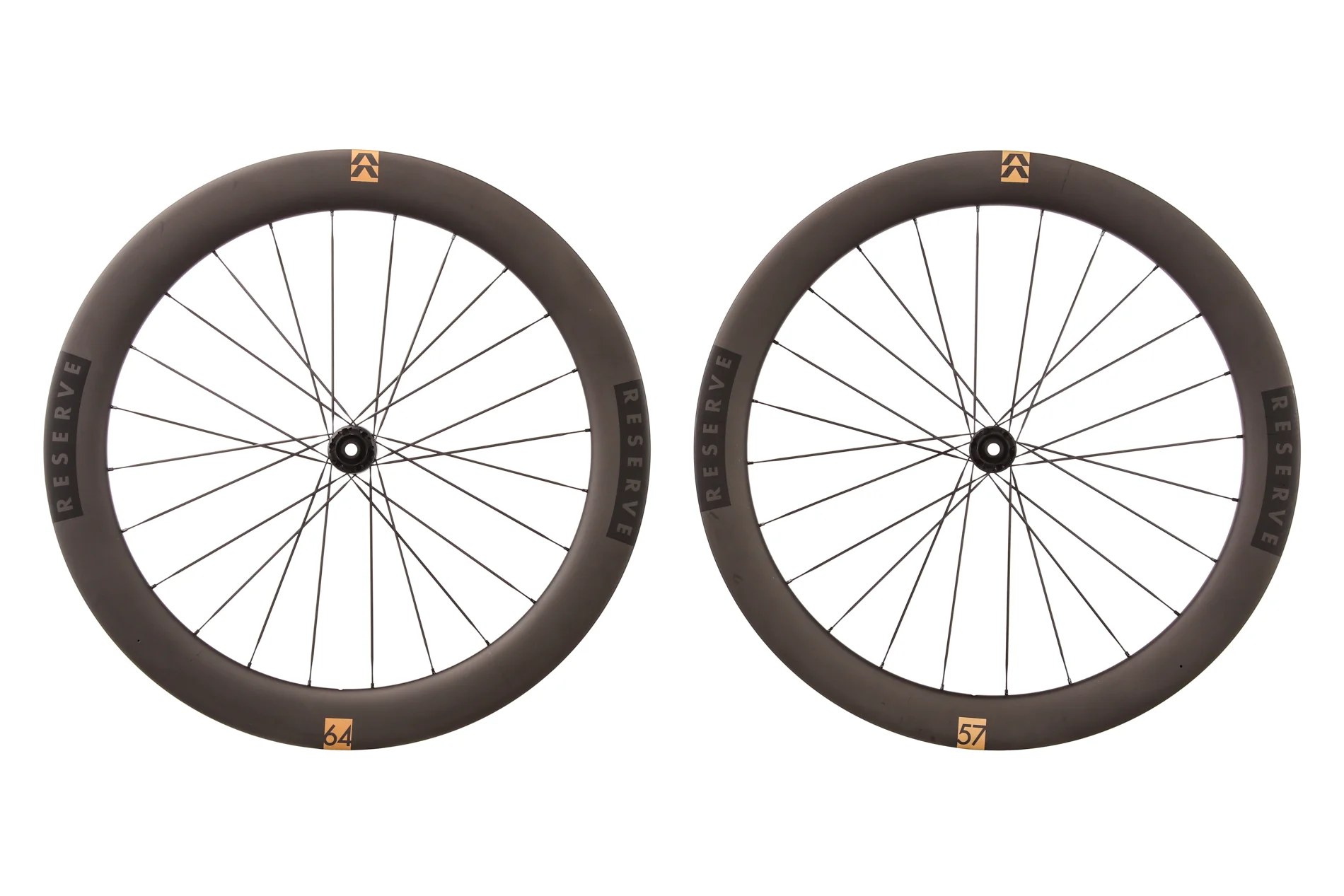 Reserve 57/64 Turbulent Aero Carbon Tubeless Compatible 700c Wheelset - Image 2