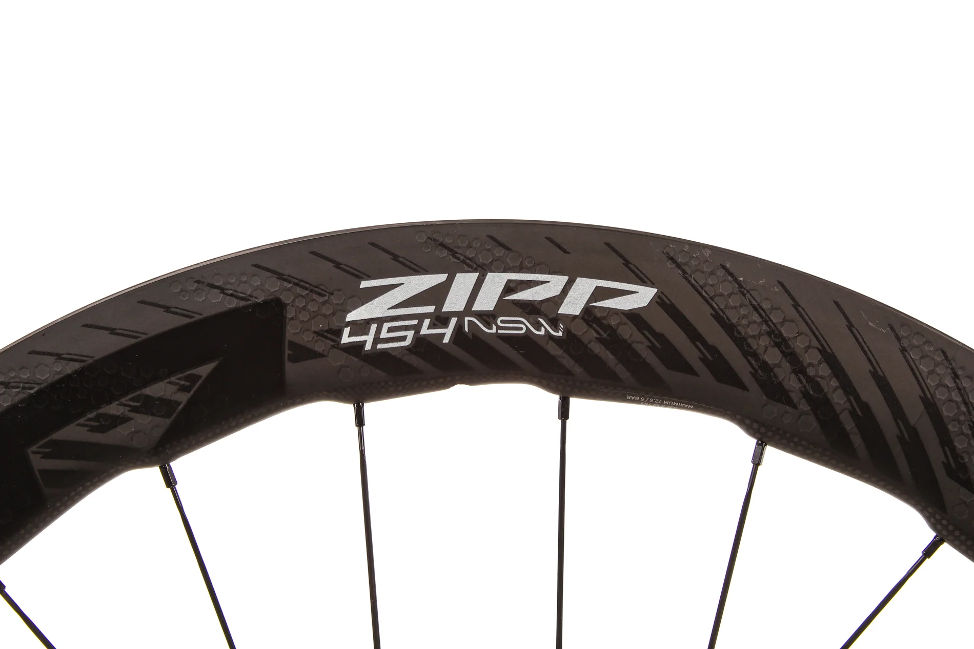 Zipp 454 NSW Carbon Tubeless 700c Wheelset - Image 6